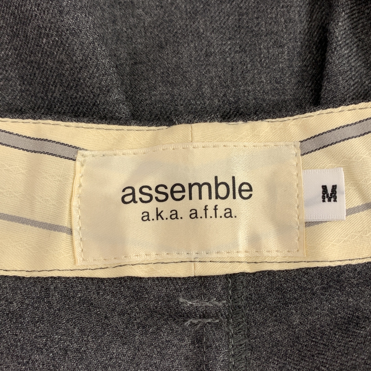 その他 ×UNDERCOVER ベルト付き ウール ボンテージパンツ