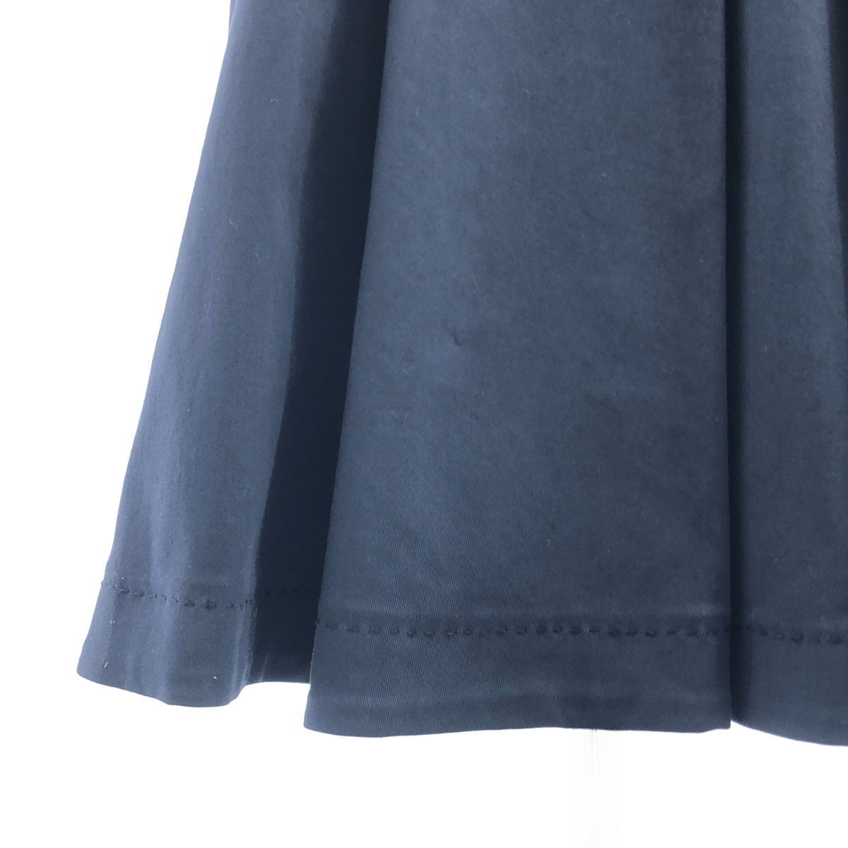 PRADA / プラダ タック ウエストライン 裾ステッチ ロングスカート