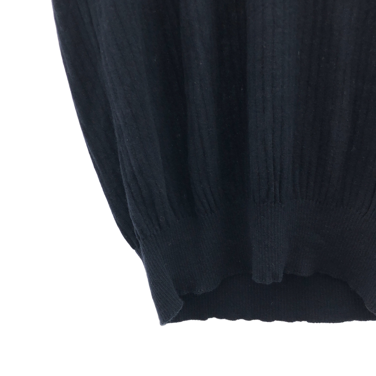 TARV / ターヴ シルク カシミヤ リブ ハイネック サマー ニット セーター