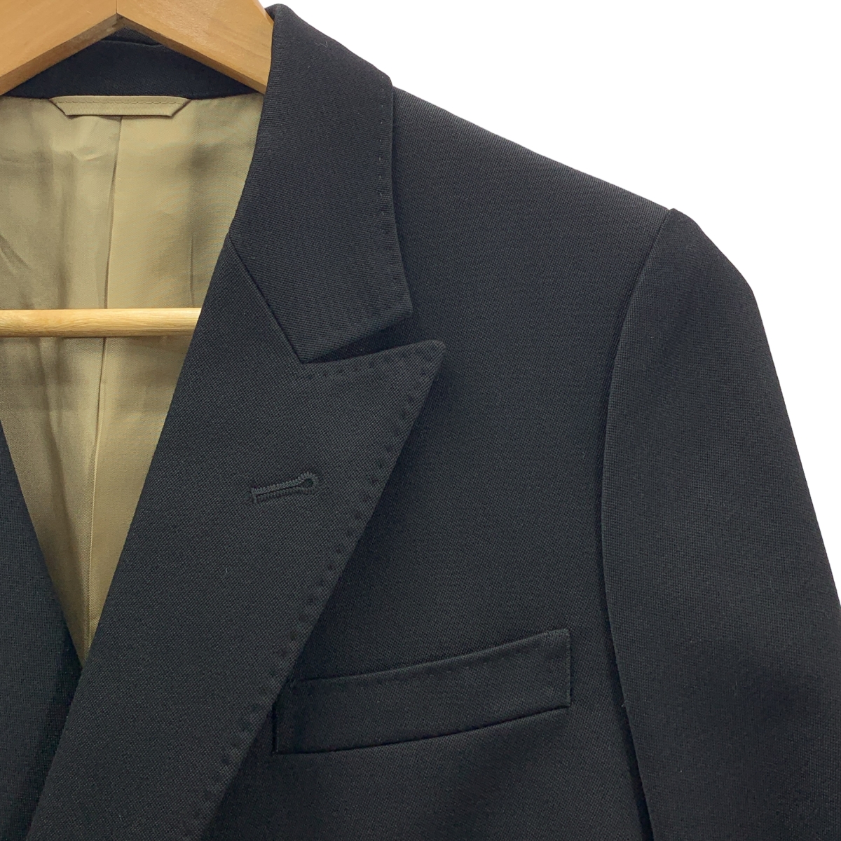 UNION LAUNCH / ユニオンランチ セットアップ 金ボタン ダブルブレスト テーラードジャケット ブレザー 総裏地 / タック スラックス パンツ