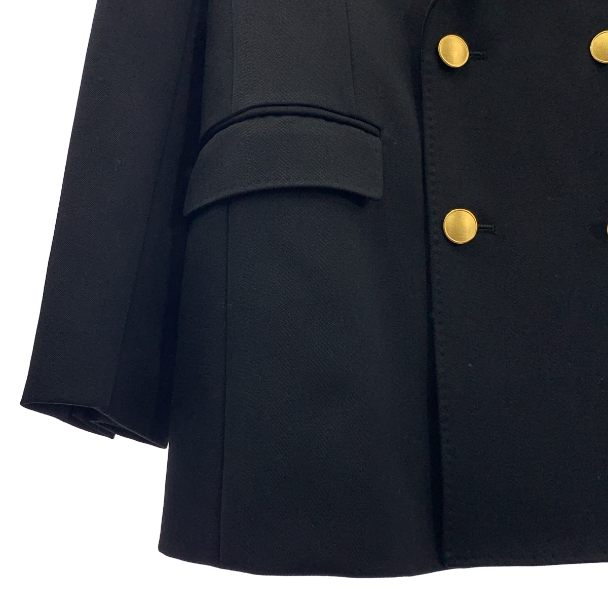 UNION LAUNCH / ユニオンランチ セットアップ 金ボタン ダブルブレスト テーラードジャケット ブレザー 総裏地 / タック スラックス パンツ