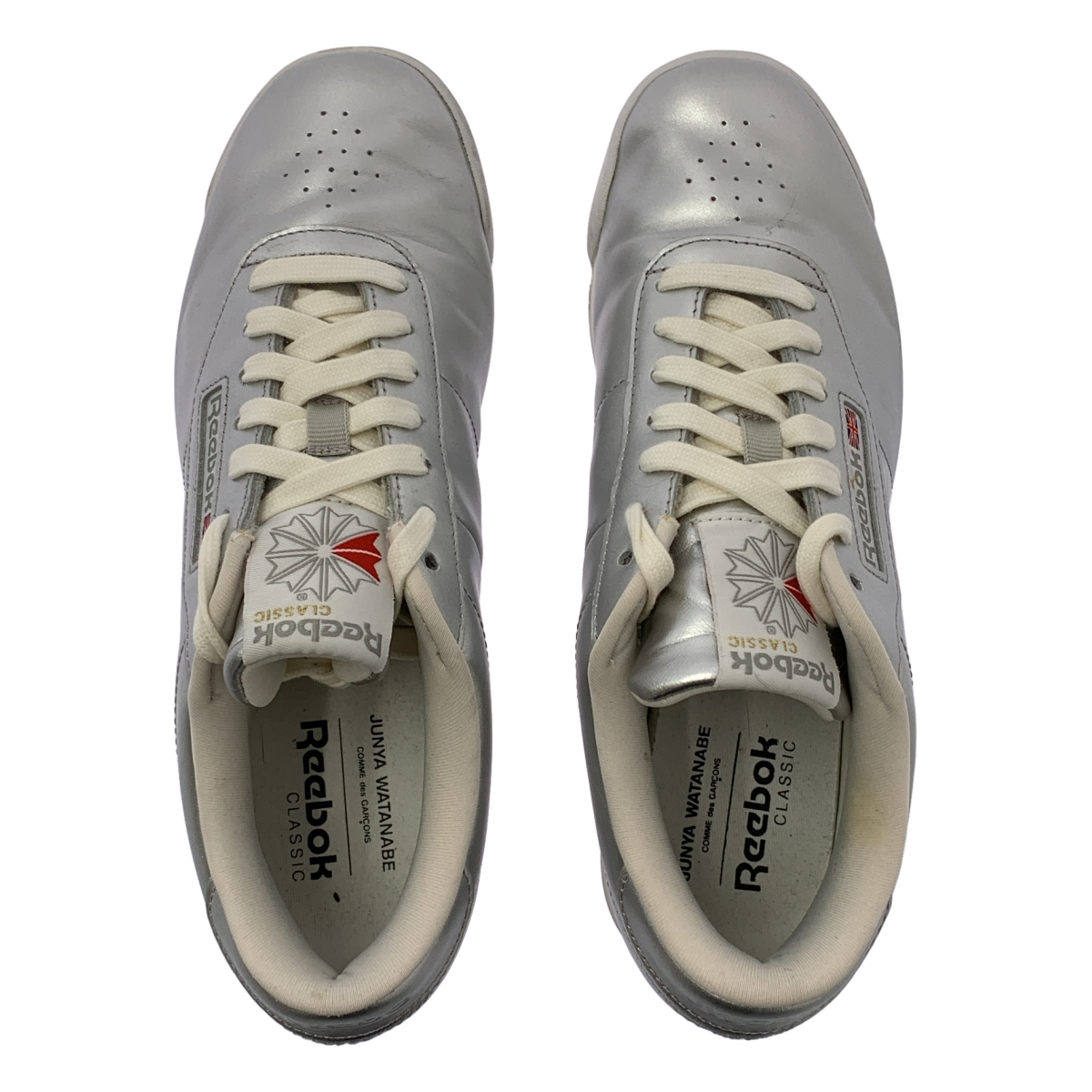 JUNYA WATANABE COMME des GARCONS / ジュンヤワタナベ × Reebok メタリック ローカット スニーカー