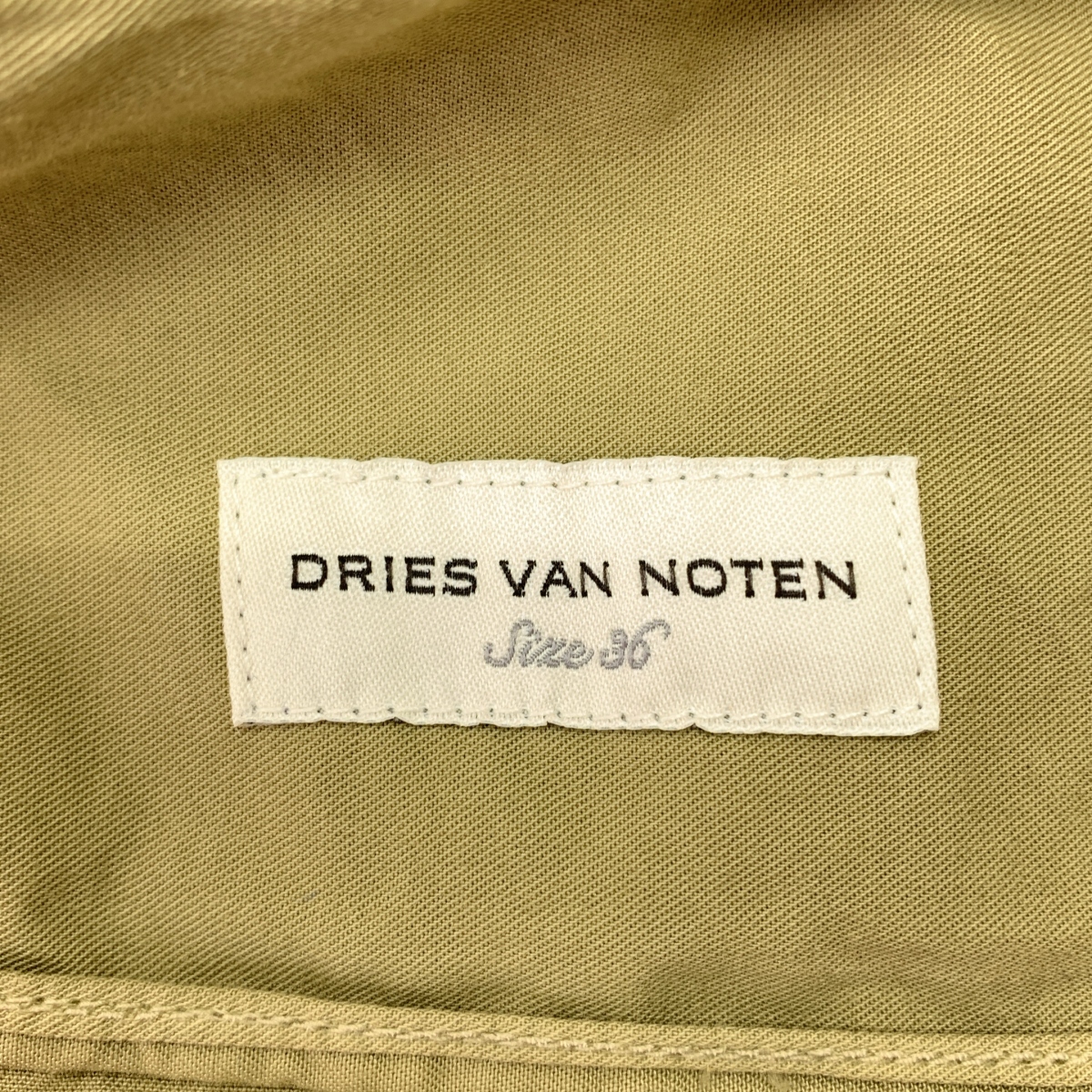 DRIES VAN NOTEN / ドリスヴァンノッテン コットン アシンメトリー ロングスカート