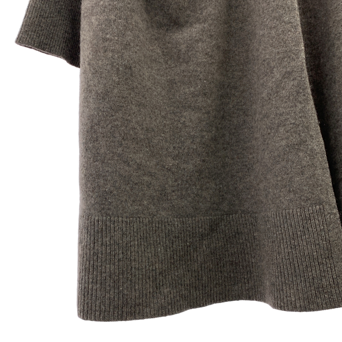 ENFOLD / エンフォルド ウール カシミヤ スリット カーディガン