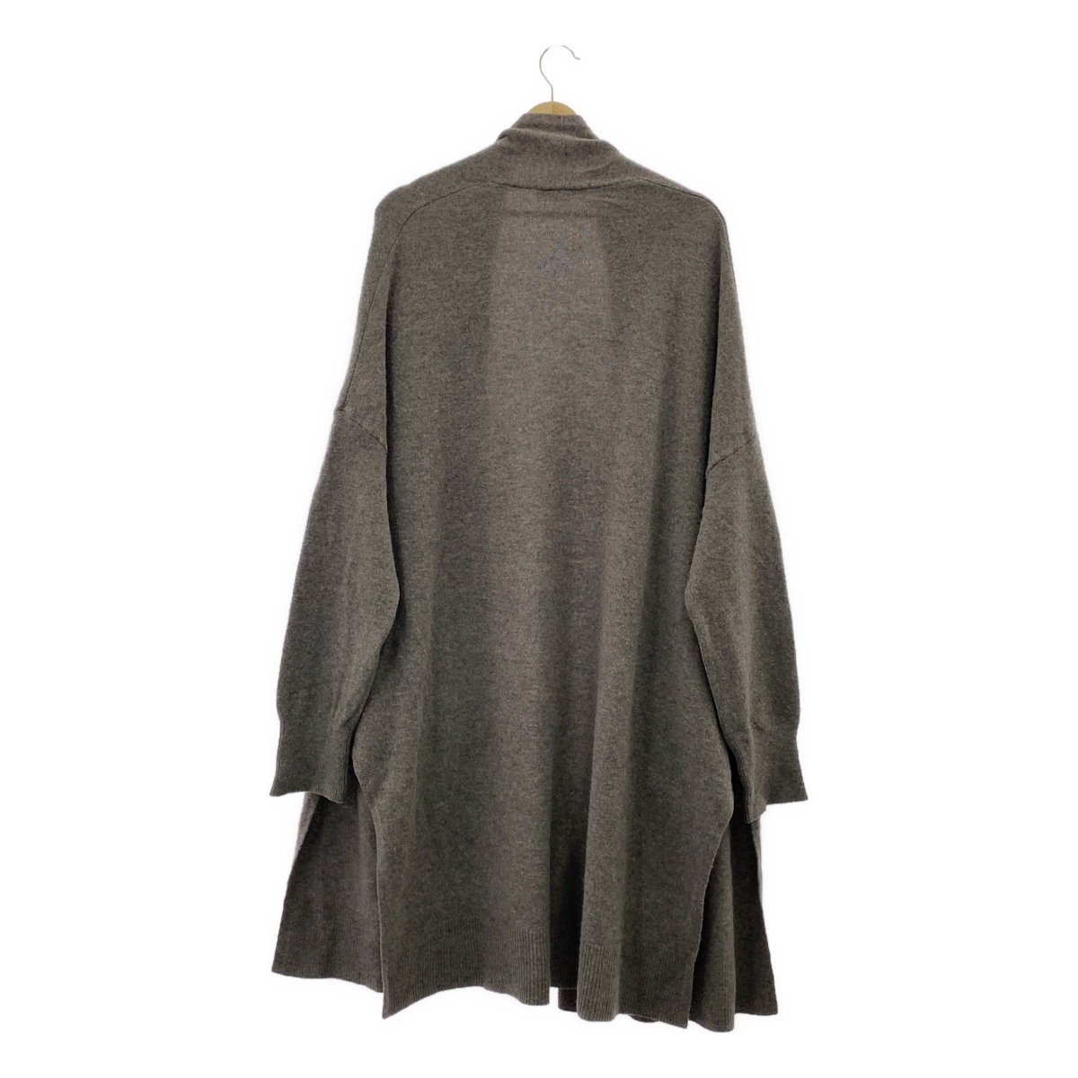 ENFOLD / エンフォルド ウール カシミヤ スリット カーディガン