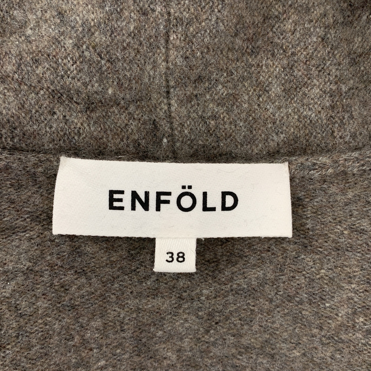 ENFOLD / エンフォルド ウール カシミヤ スリット カーディガン