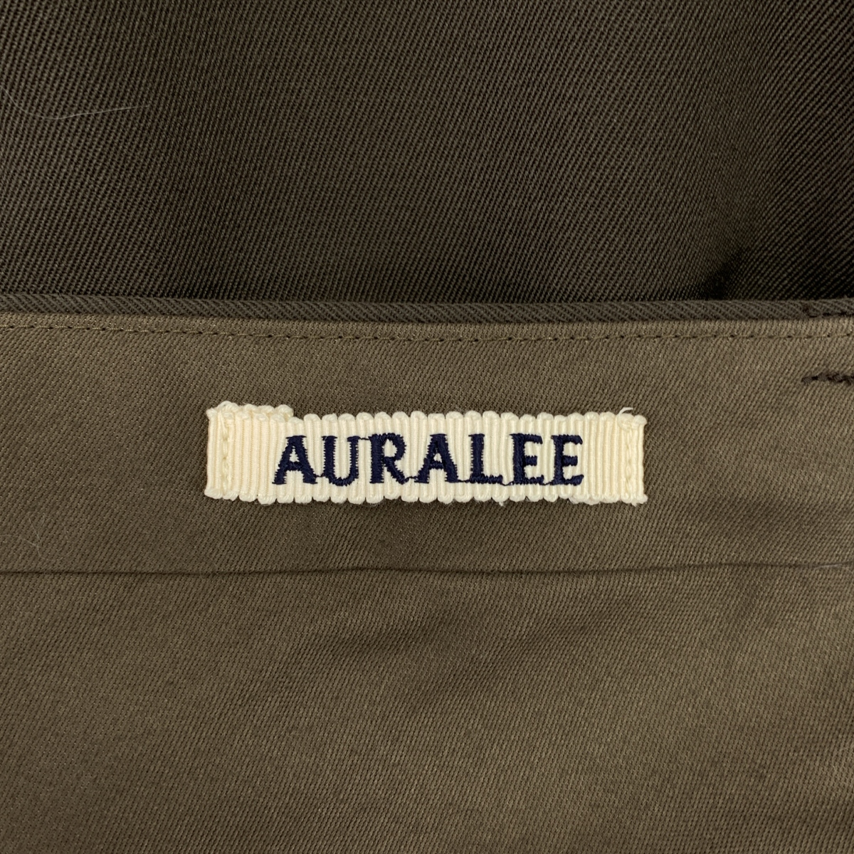 AURALEE / オーラリー LIGHT WOOL MAX GABARDINE SLACKS / Super140's リラックスフィット ワイドテーパード 2プリーツ パンツ