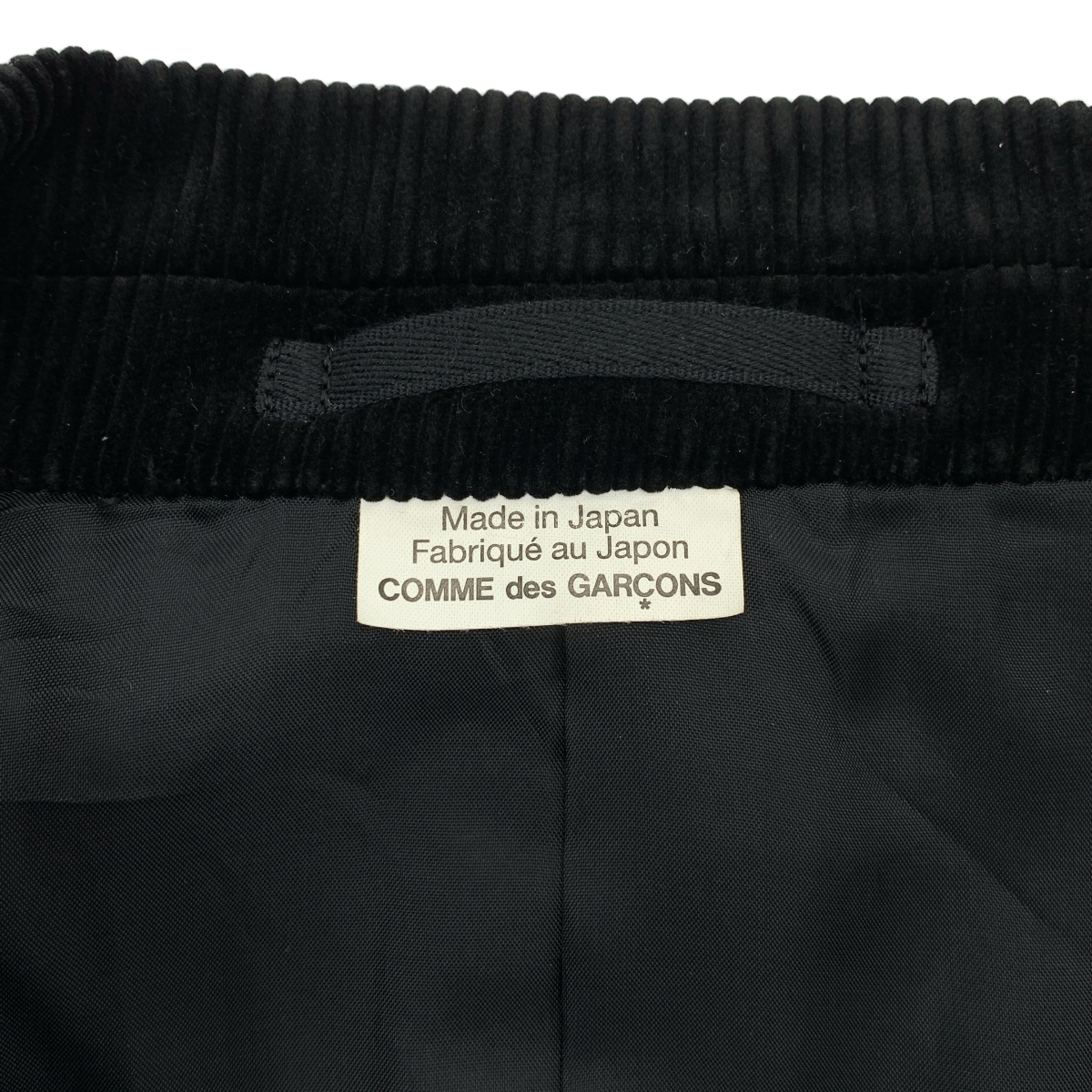 COMME des GARCONS HOMME PLUS / コムデギャルソンオムプリュス コーデュロイ アシンメトリーデザイン ロングコート