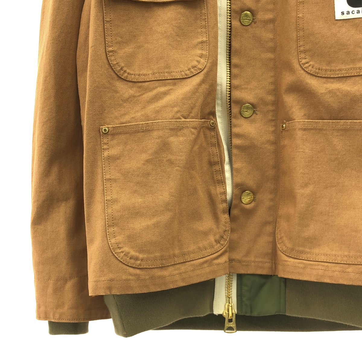sacai / サカイ × Carhartt WIP / カーハート CanvasxMA-1 JK / ドッキング カバーオール ジャケット