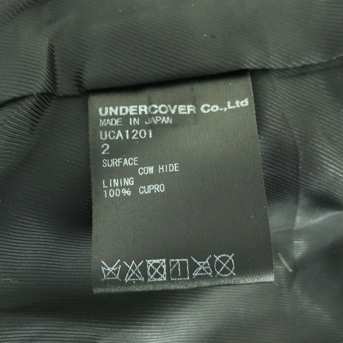 その他 牛革 カウレザー ダブルライダース ジャケット / 総裏地