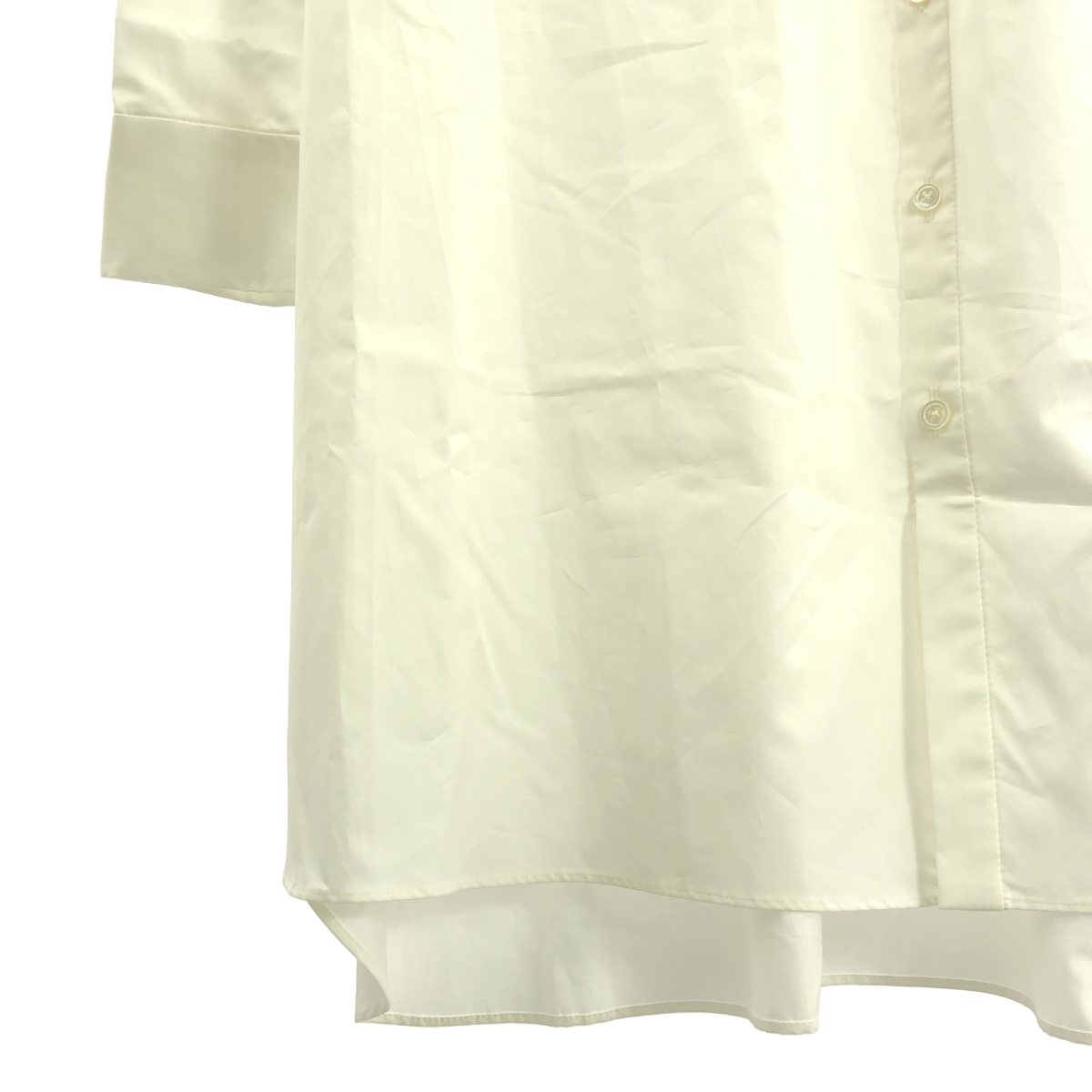 jonnlynx / ジョンリンクス Long shirts スタンドカラー コットン ロングシャツ