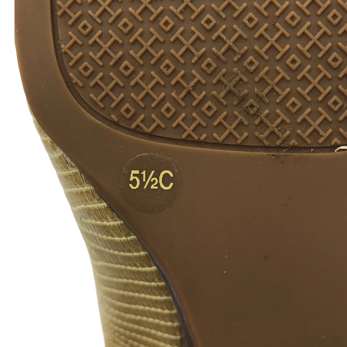 TORY BURCH / トリーバーチ エンボスレザー ウェッジ パンプス