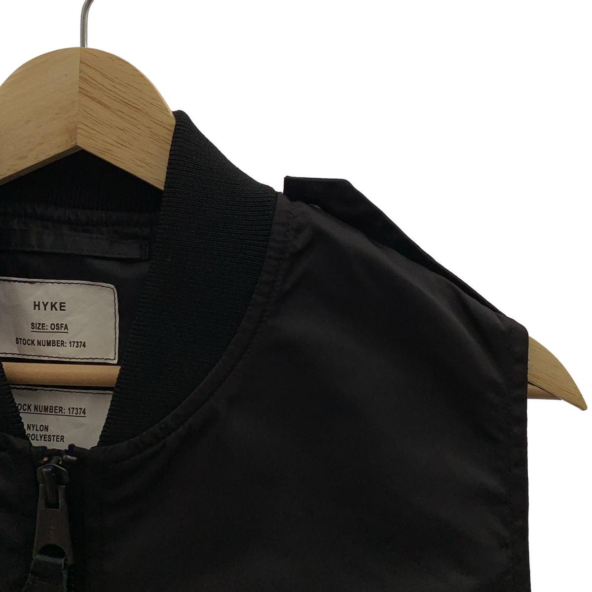 HYKE / ハイク TYPE L-2A CROPPED TOP ナイロン クロップド ベスト