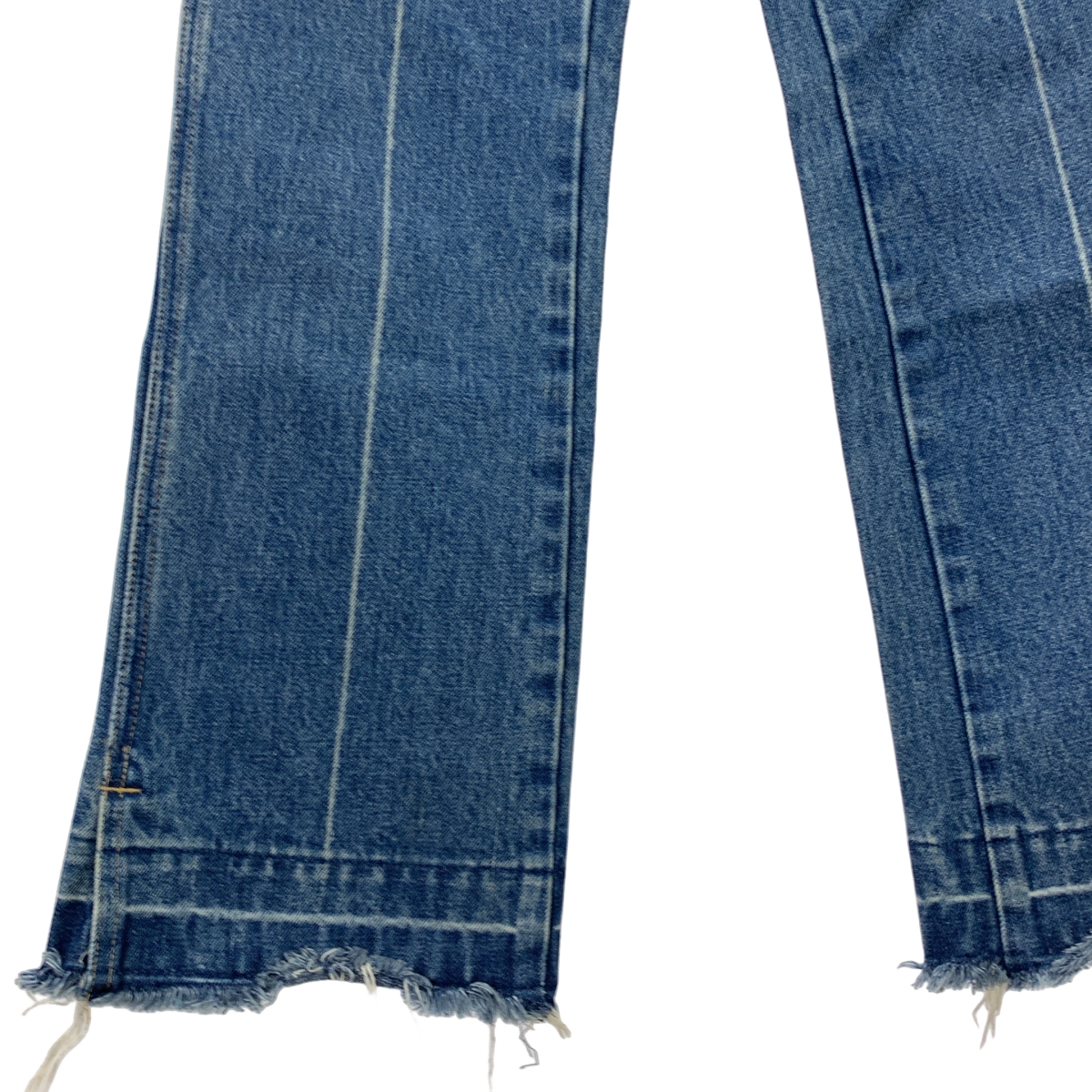 FUMIKA UCHIDA / フミカウチダ センタープレス カットオフ デニムパンツ