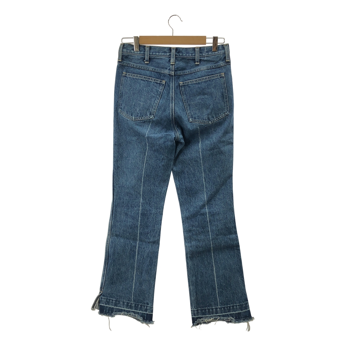 FUMIKA UCHIDA / フミカウチダ センタープレス カットオフ デニムパンツ