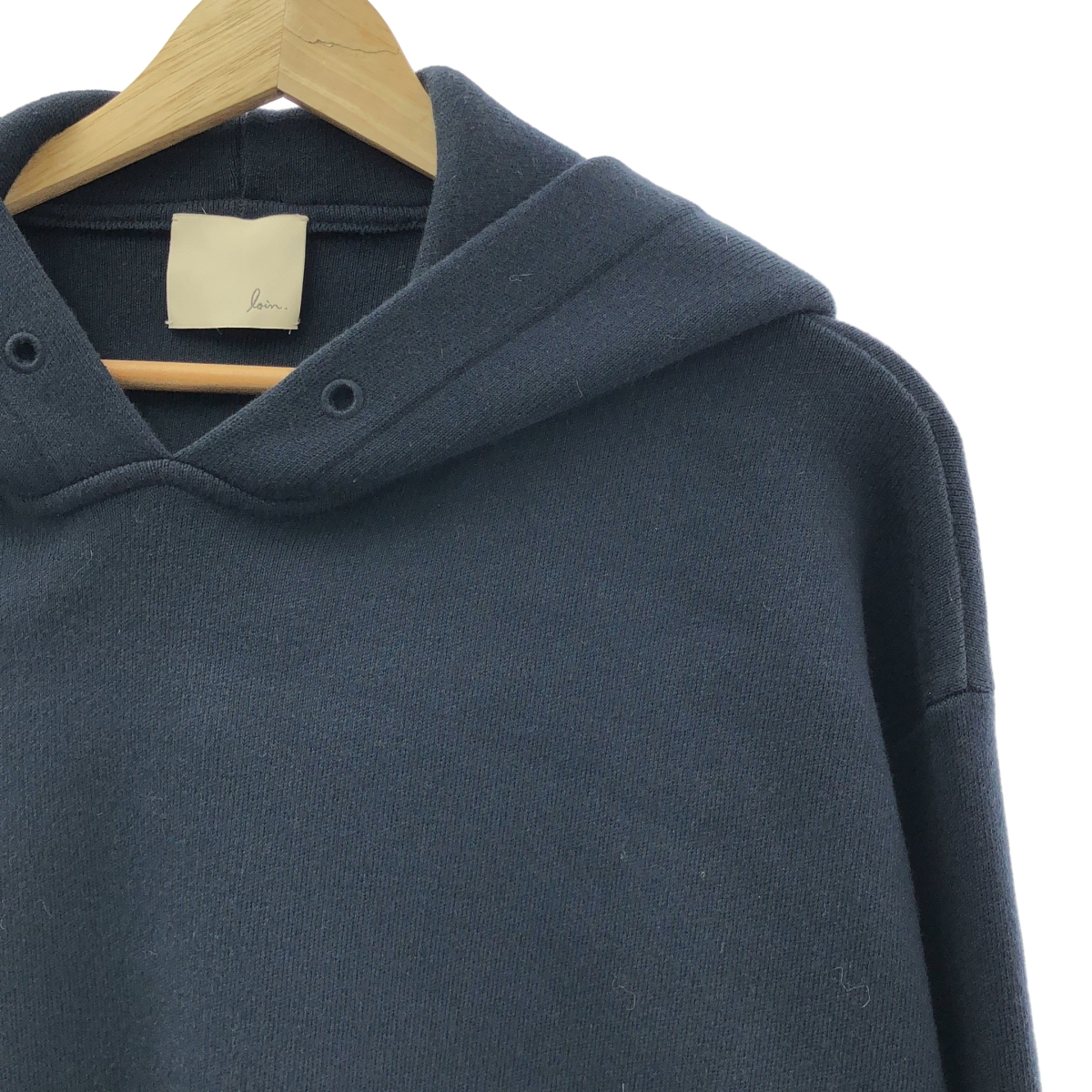 loin. / ロワン カシミヤ コットン 二ット パーカー