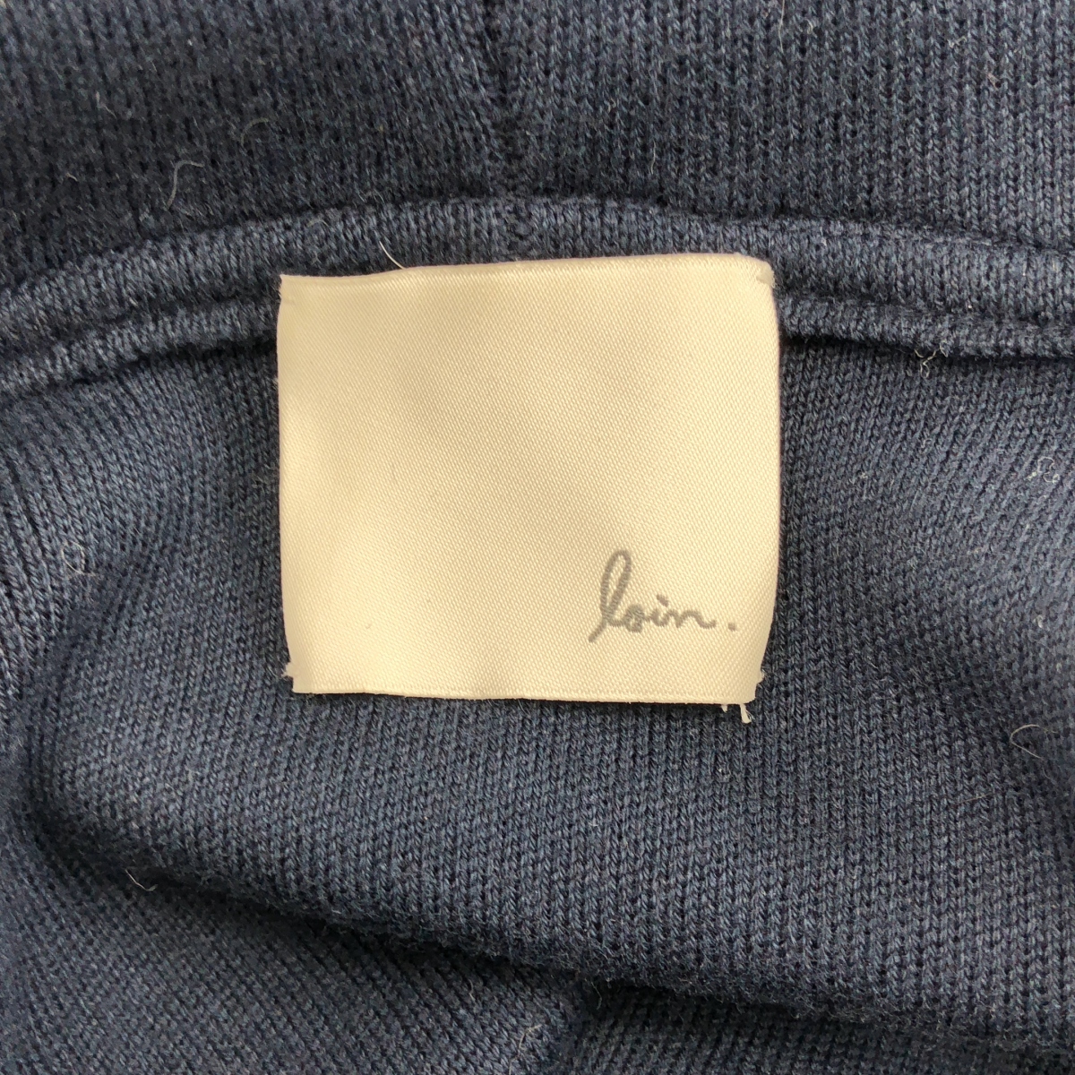 loin. / ロワン カシミヤ コットン 二ット パーカー