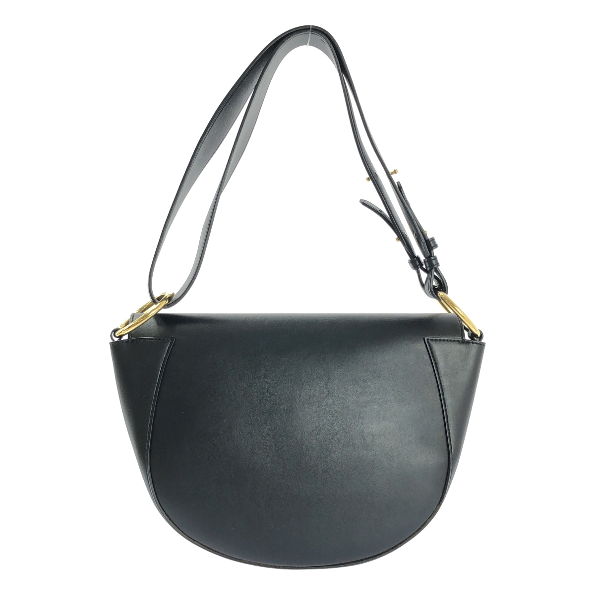 STELLA McCARTNEY / ステラマッカートニー LOGO Marlee Eco Soft Alter Mat Flap Shoulder BAG / ロゴ ハーフムーン ショルダー バッグ