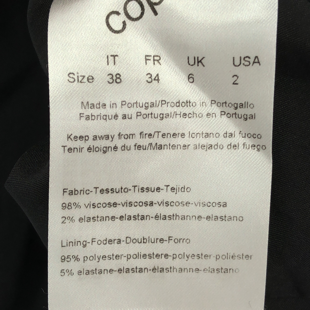 その他 オフショルダー ビスコース クロップドジャケット