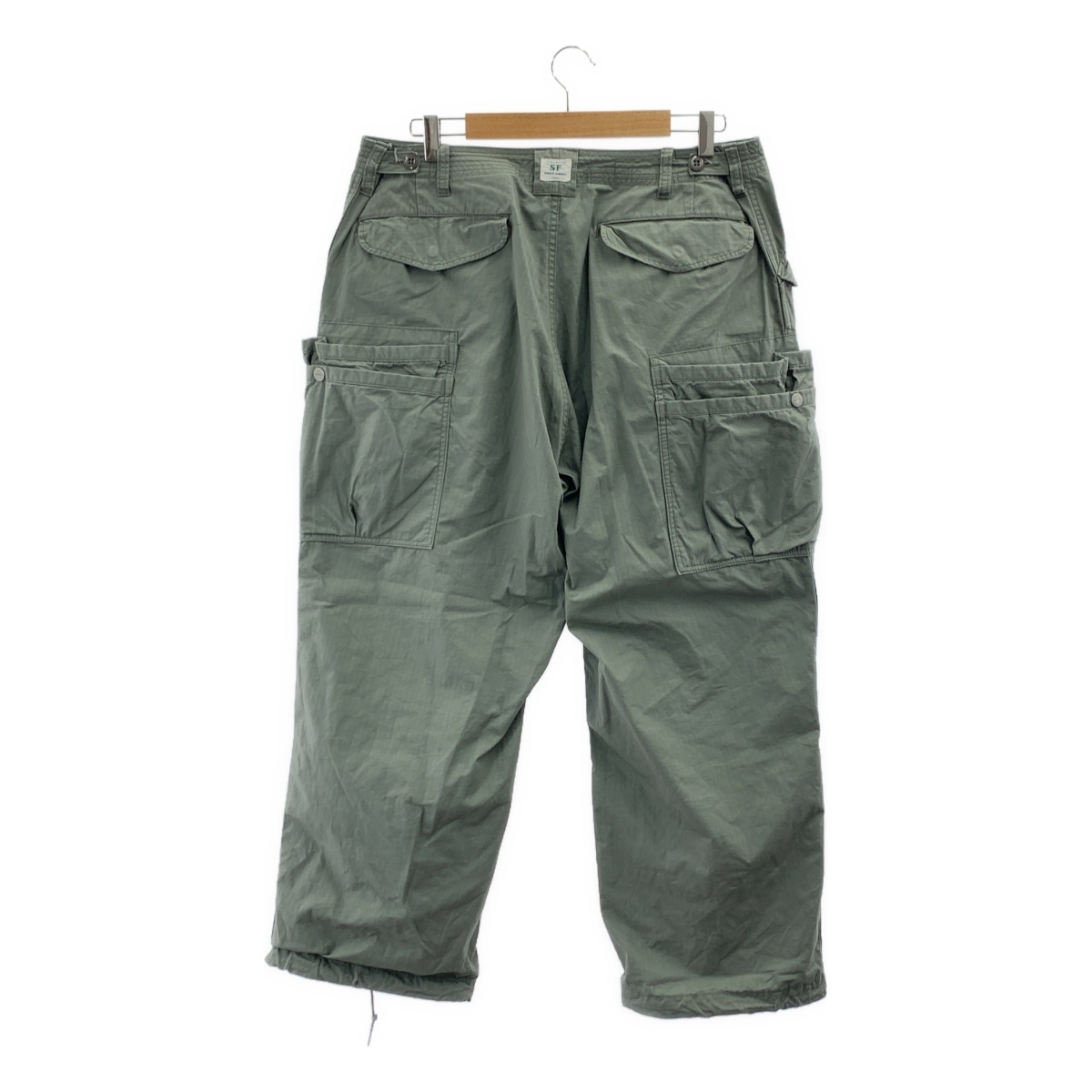 SASSAFRAS / ササフラス コットン ナイロン カーゴパンツ