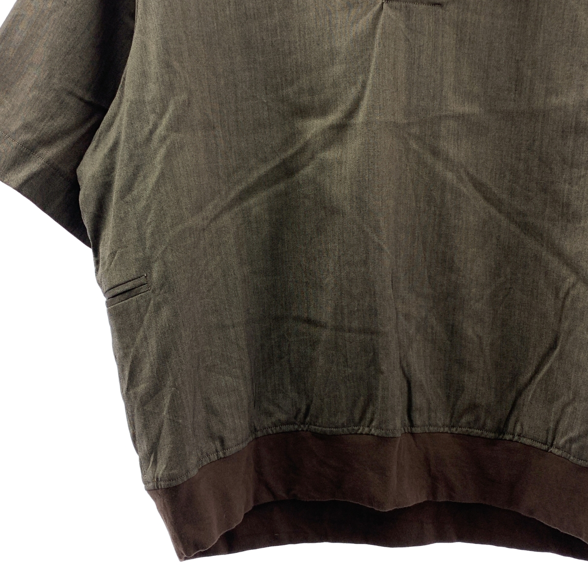 SUNSEA / サンシー SNM4 POLO ウール スキッパーシャツ