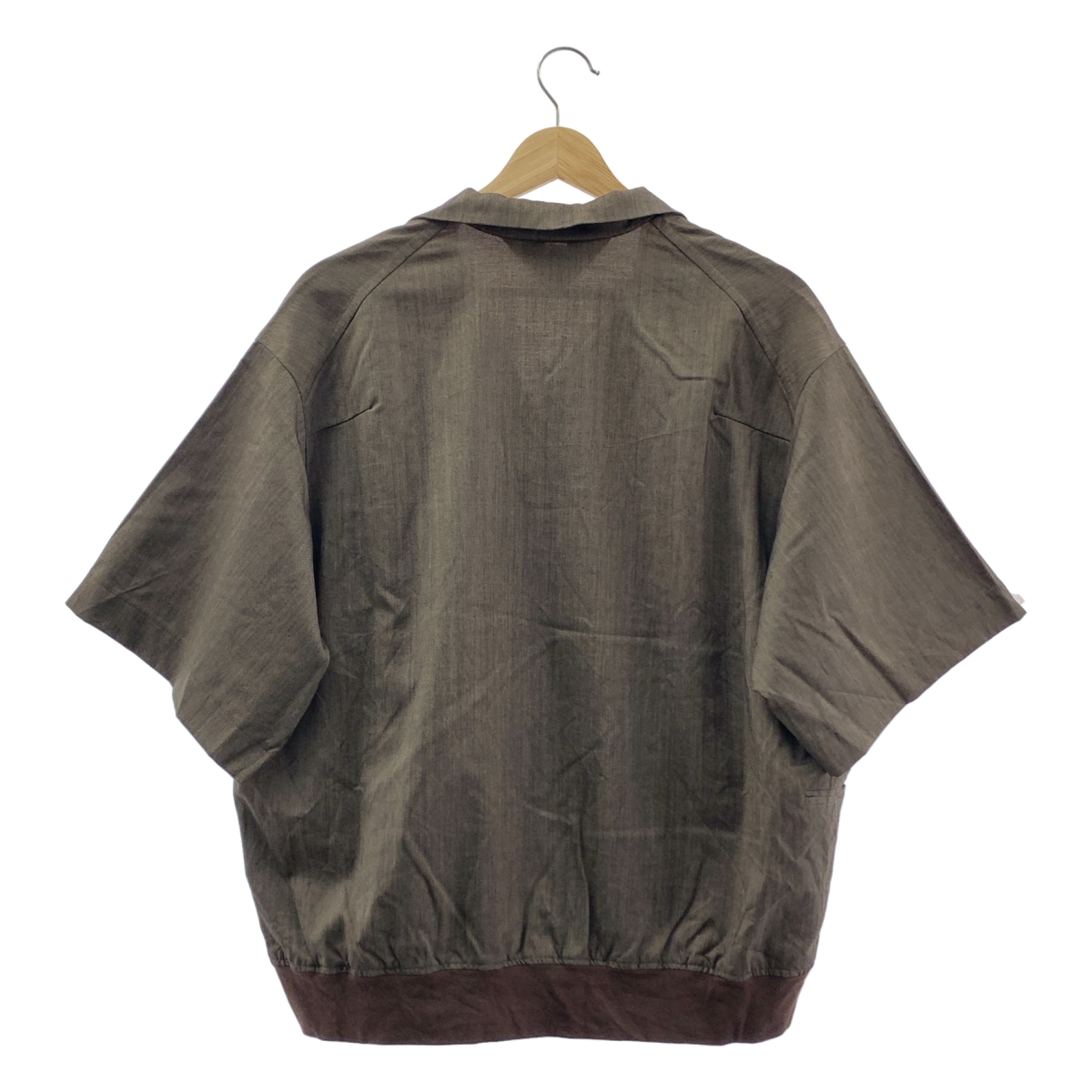 SUNSEA / サンシー SNM4 POLO ウール スキッパーシャツ