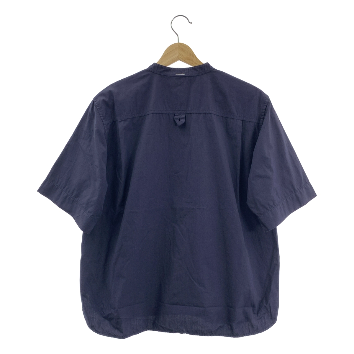 MHL. / エムエイチエルマーガレットハウエル コットン バンドカラー プルオーバーシャツ