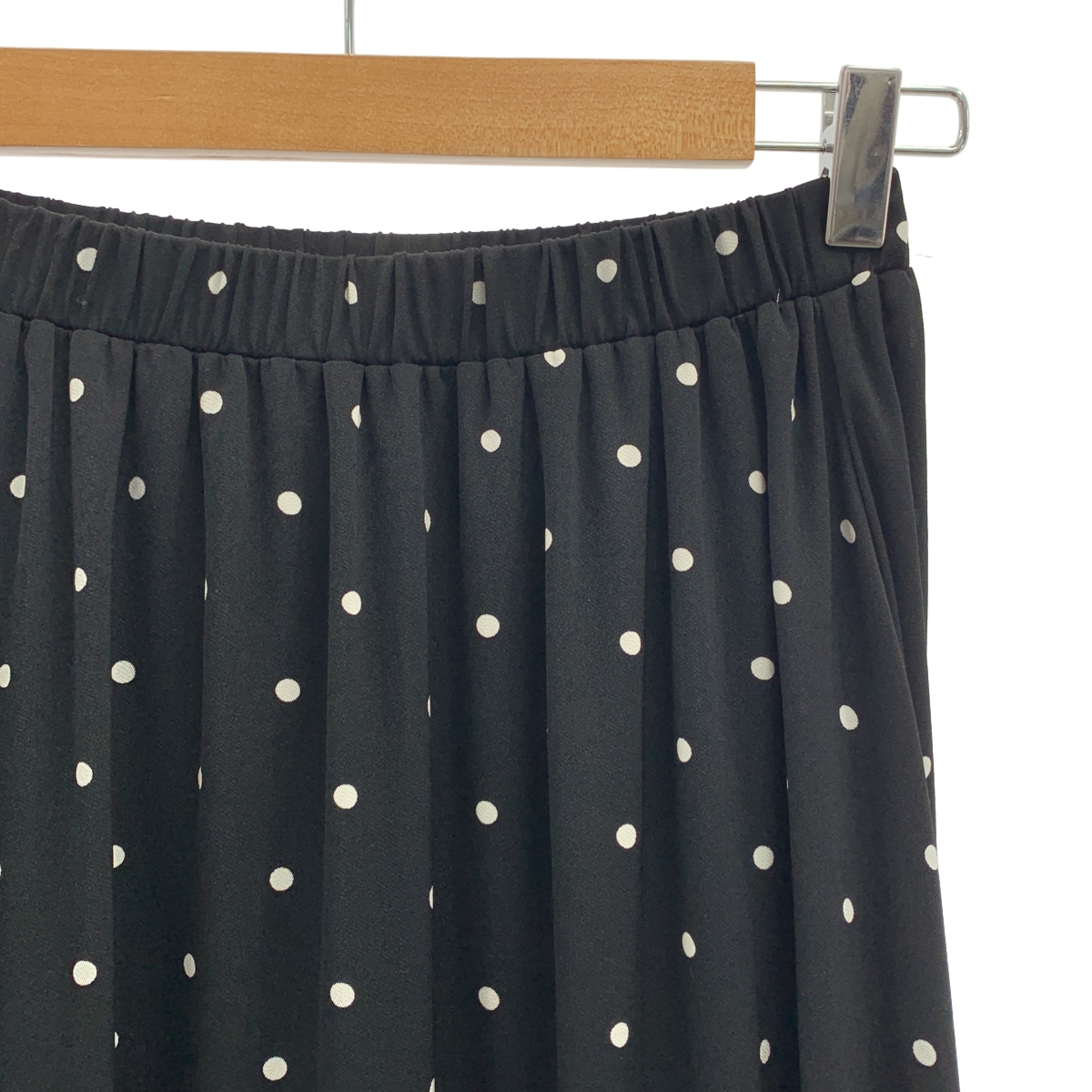 その他 ドットパッチワーク ロングスカート