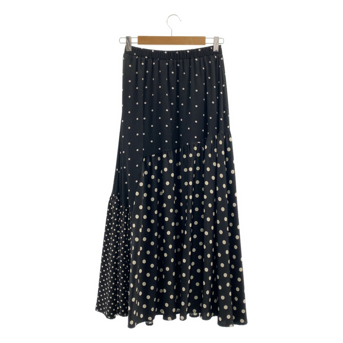 その他 ドットパッチワーク ロングスカート