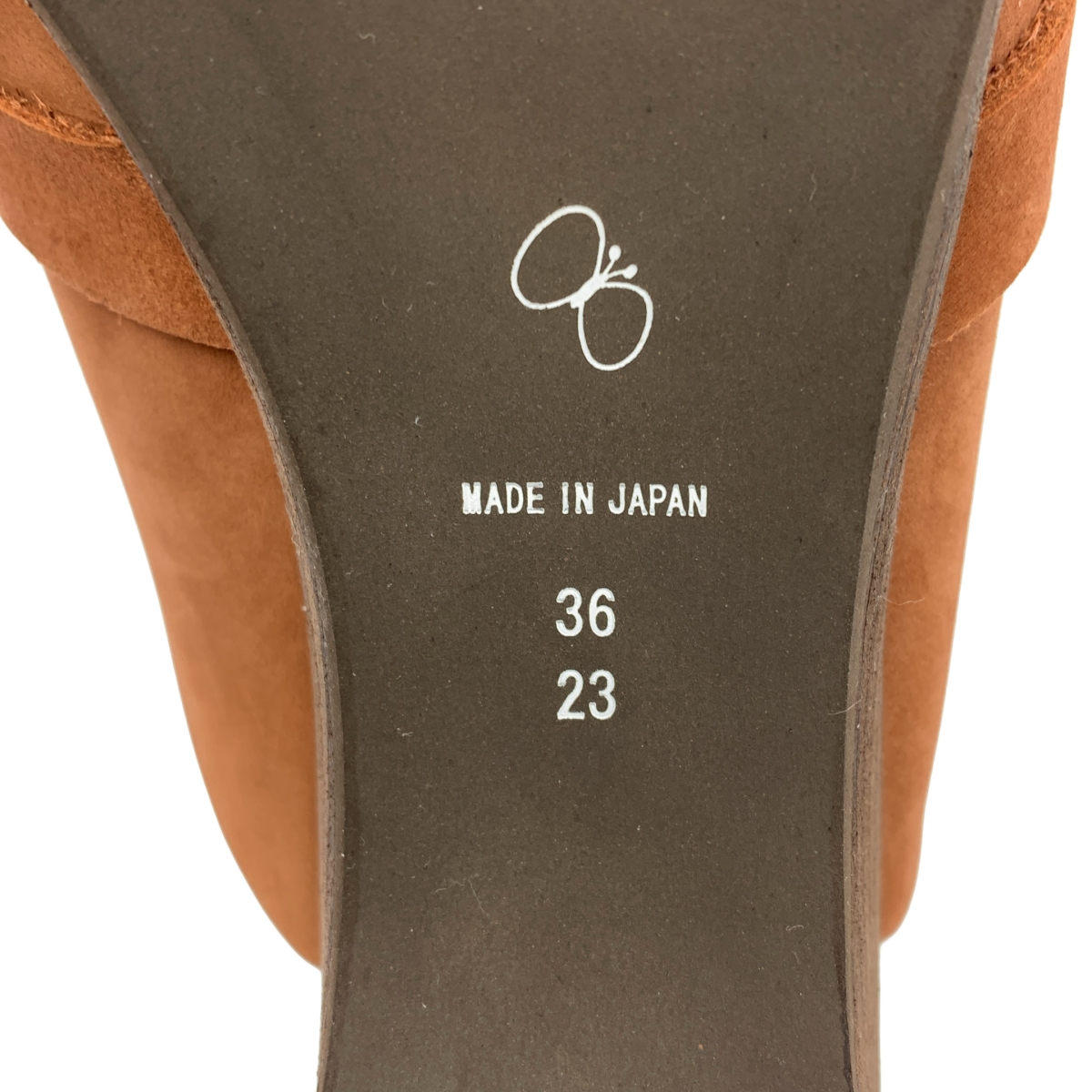 mina perhonen / ミナペルホネン pied des bois ちょうちょチャーム レザー サボ サンダル