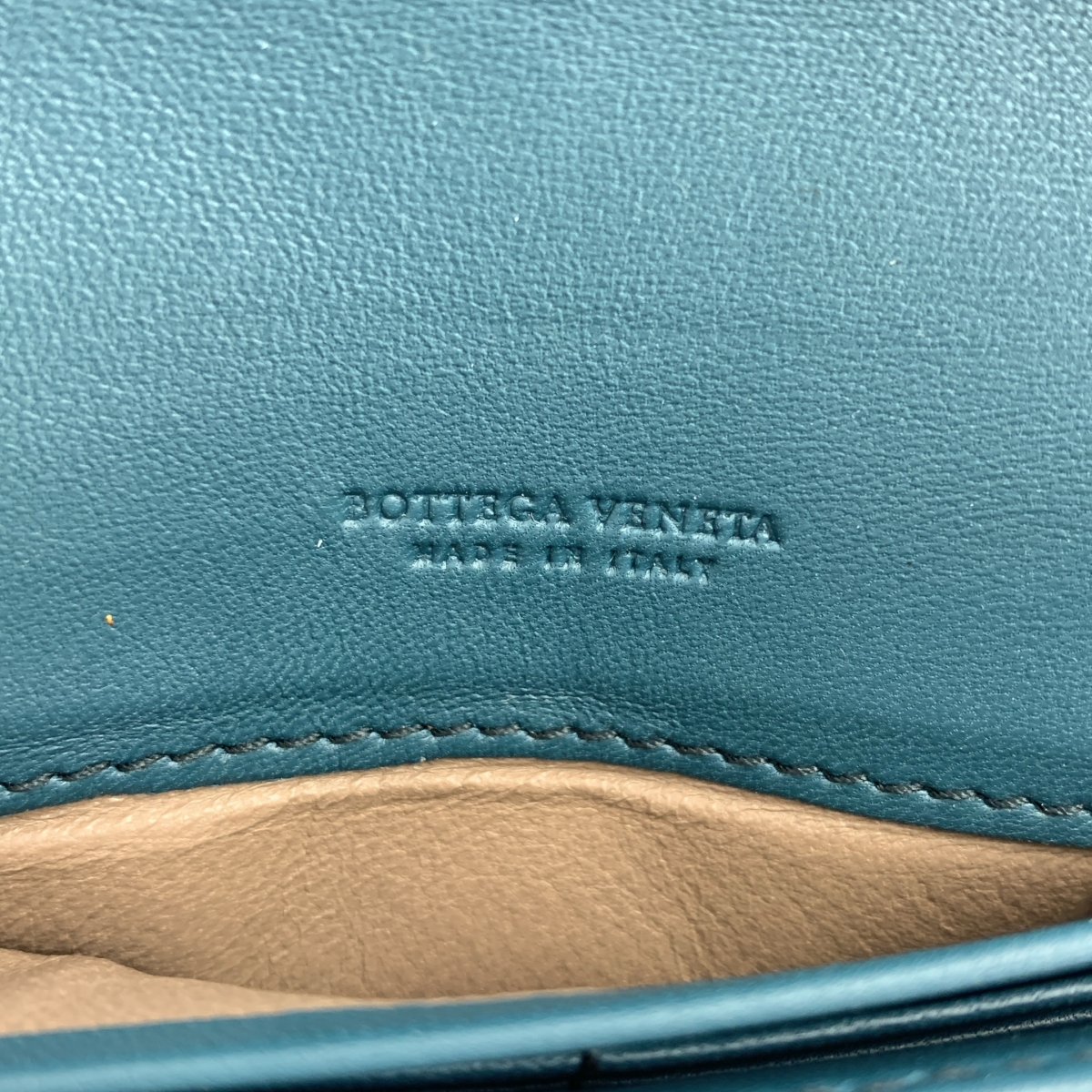 BOTTEGA VENETA / ボッテガヴェネタ レザー カラーブロック ロング ウォレット 長財布