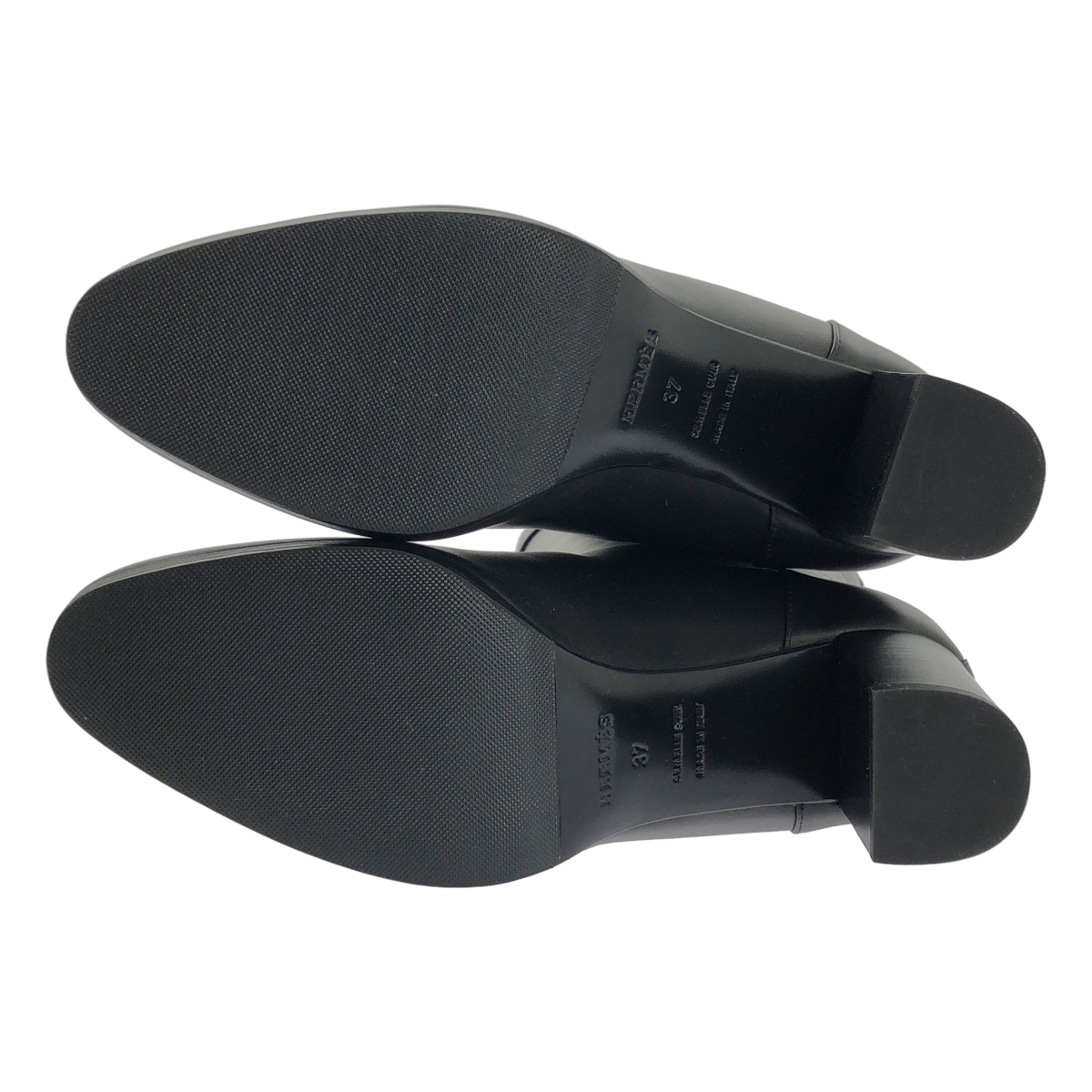 HERMES / エルメス STORY ストーリー ケリー金具 レザー ロングブーツ