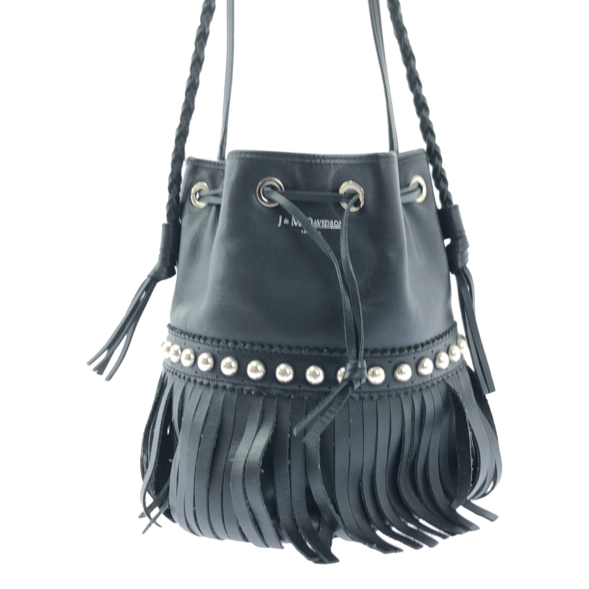 J&M DAVIDSON / ジェイアンドエムデヴィッドソン FRINGE CARNIVAL フリンジカーニバル 2WAY スタッズ レザー ショルダーバッグ