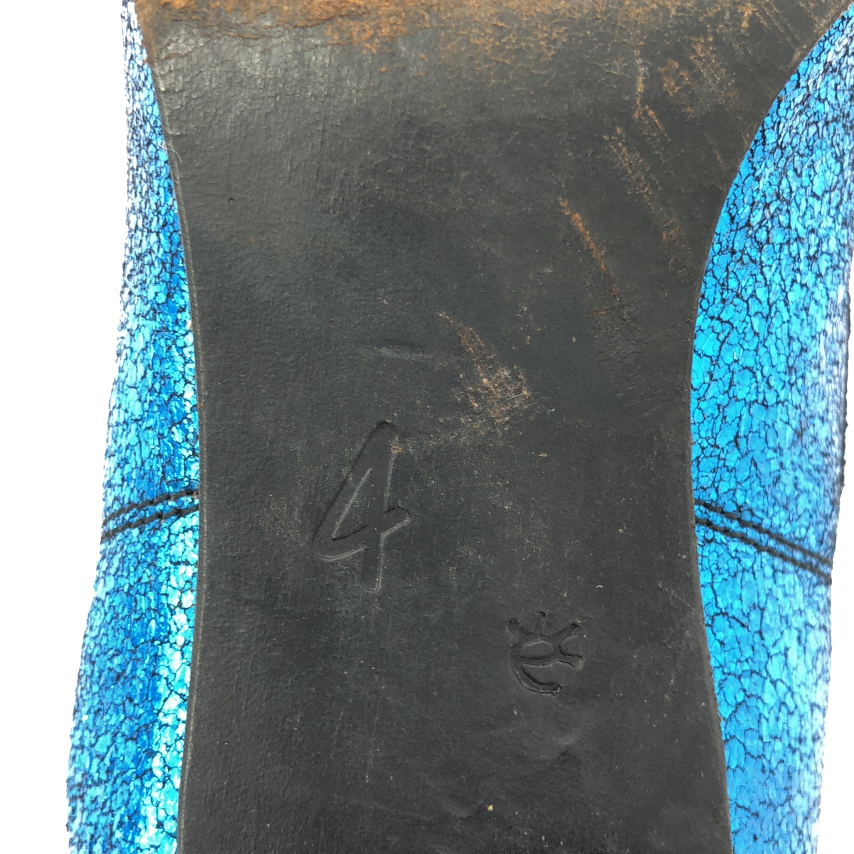 ebagos / エバゴス メタリック レザー ワンストラップ ヒールシューズ パンプス