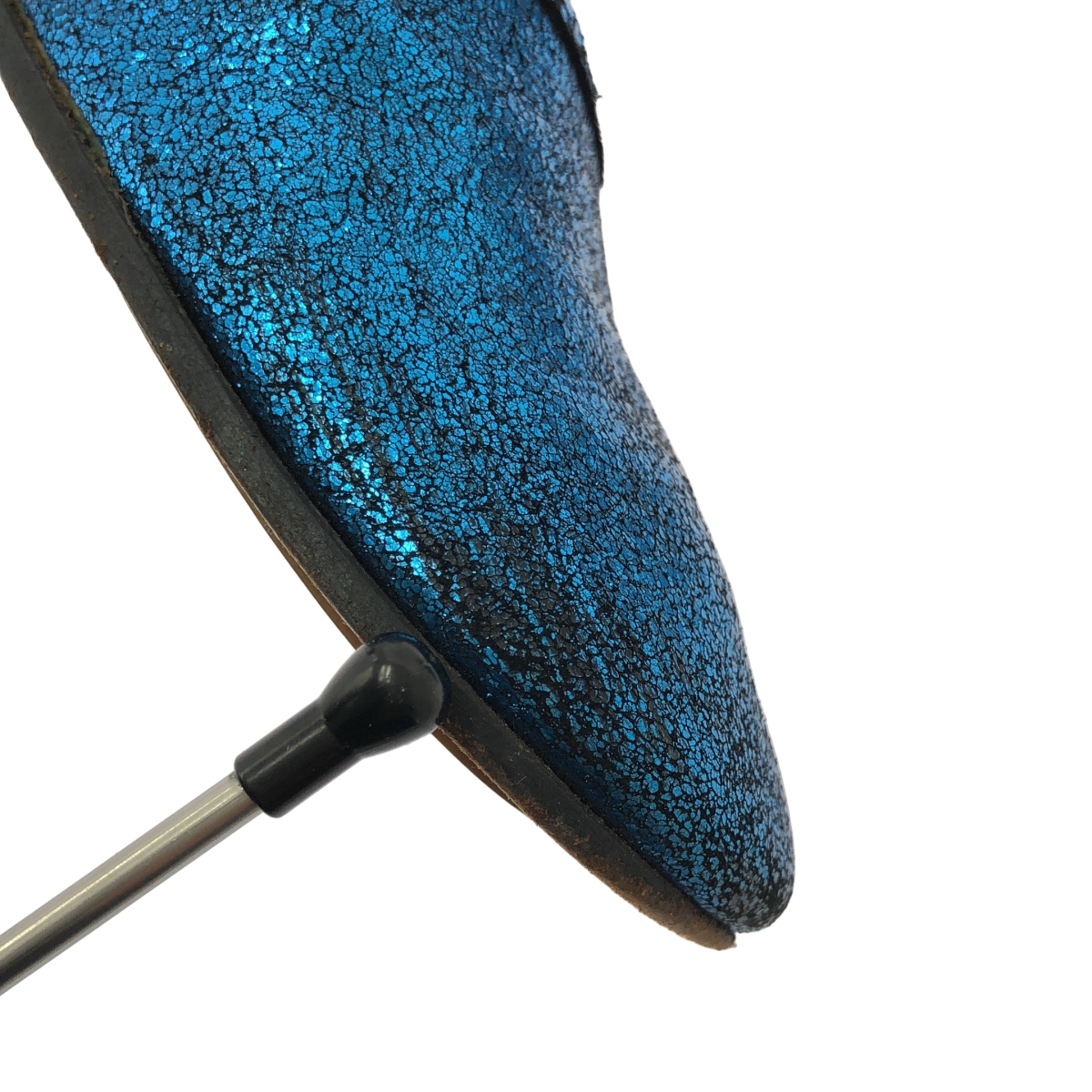 ebagos / エバゴス メタリック レザー ワンストラップ ヒールシューズ パンプス