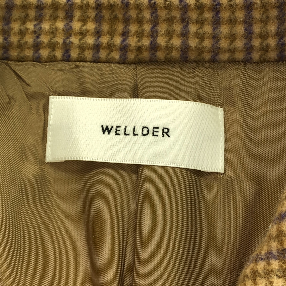 WELLDER / ウェルダー ウール オーバー ロングコート / 総裏地