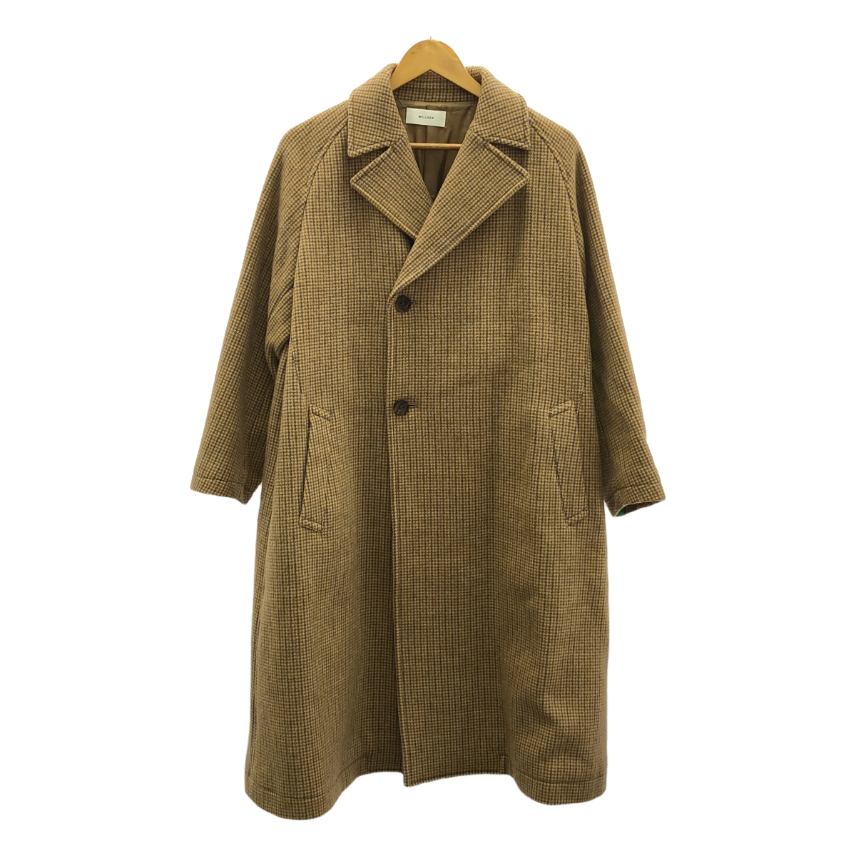 WELLDER / ウェルダー ウール オーバー ロングコート / 総裏地