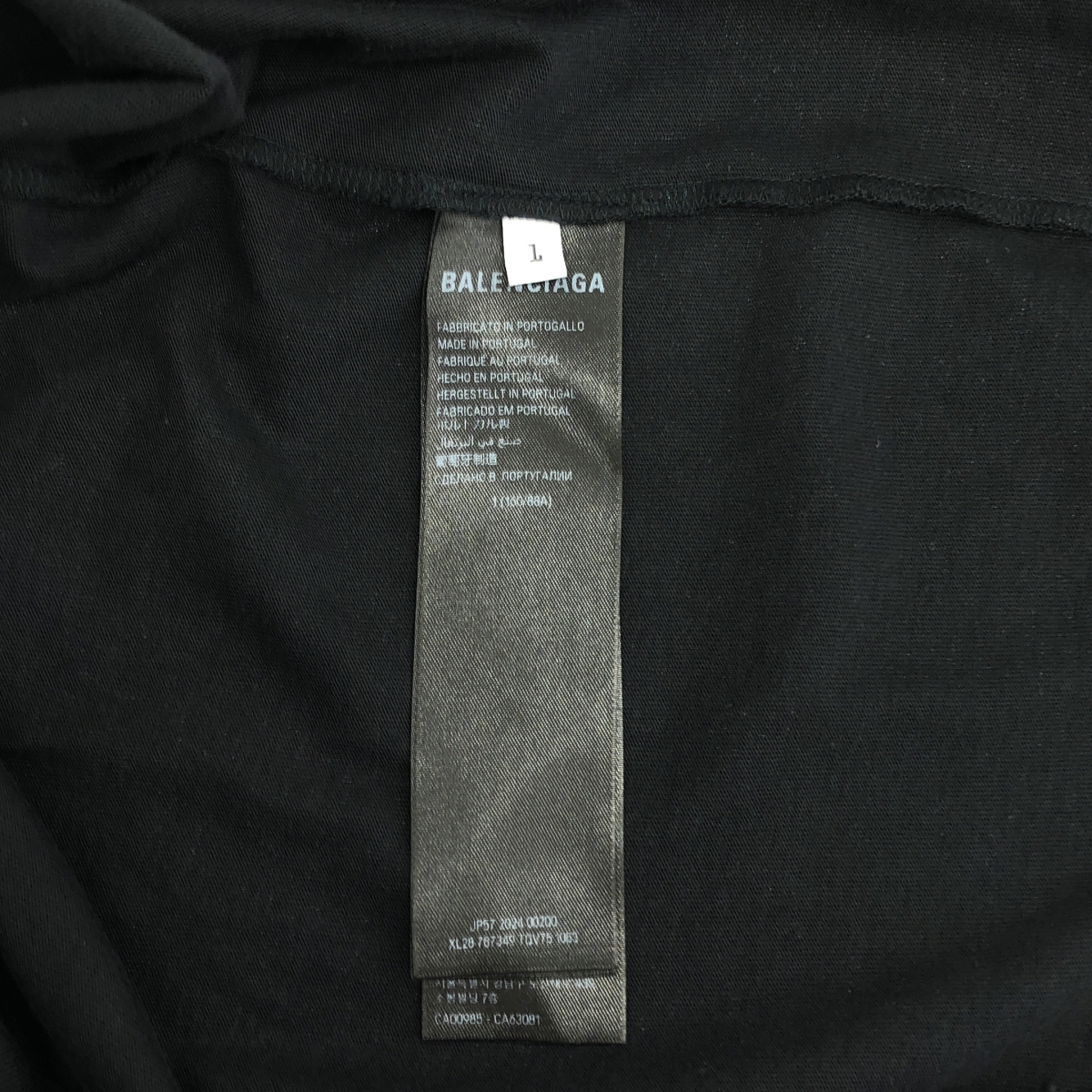 BALENCIAGA / バレンシアガ GINZA / 銀座店オープン記念 両面プリント デストロイ オーバー Tシャツ カットソー / ユニセックス