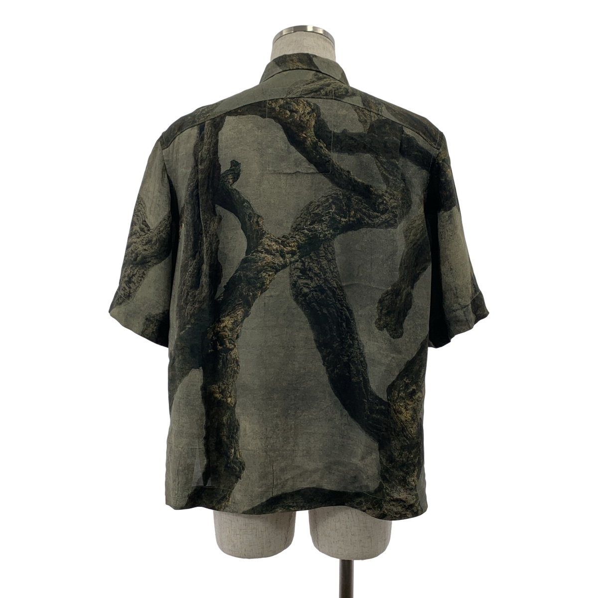 ziggy chen / ジギーチェン Digital Print Short Sleeve Shirt  / 総柄 オーバー シャツ