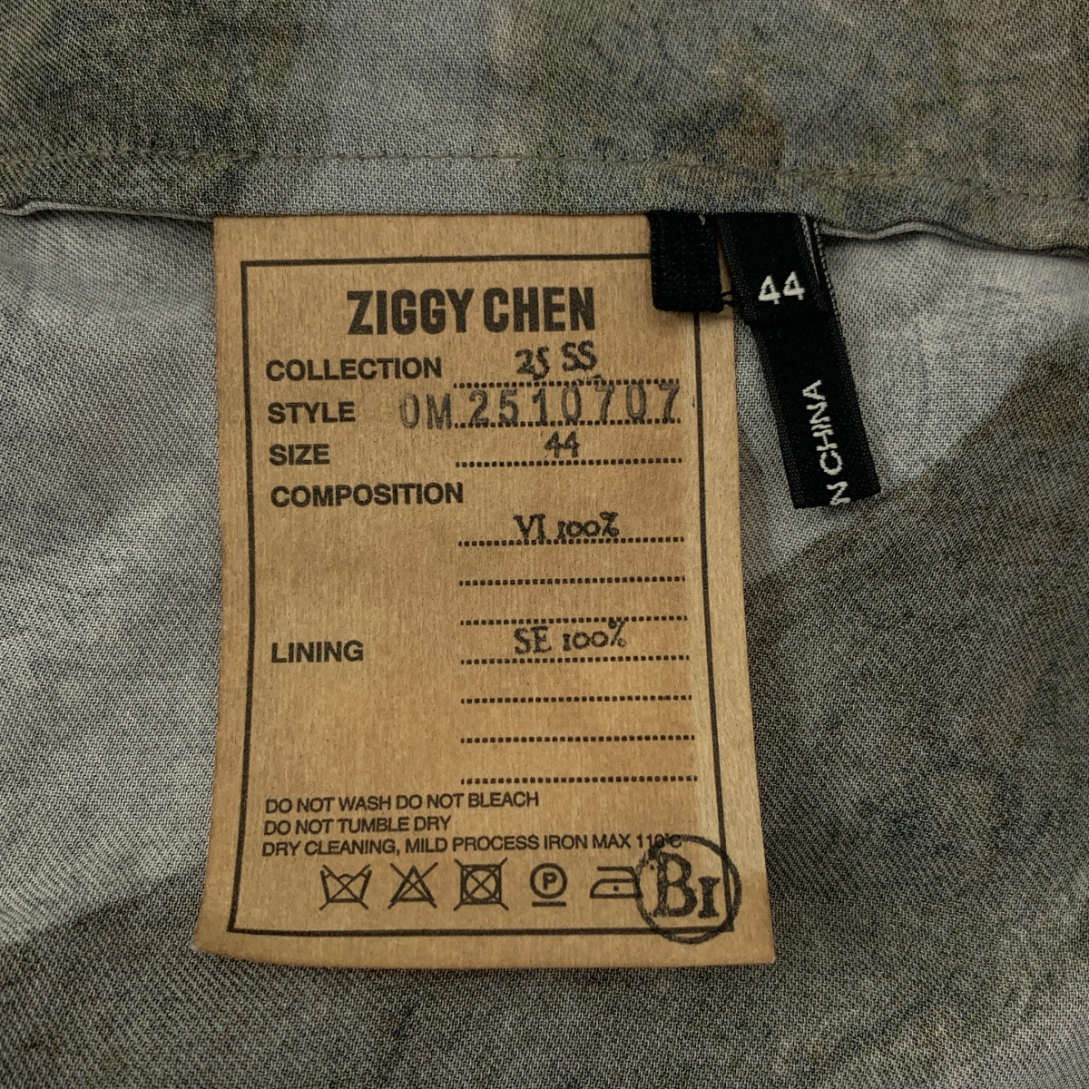 ziggy chen / ジギーチェン Digital Print Short Sleeve Shirt  / 総柄 オーバー シャツ