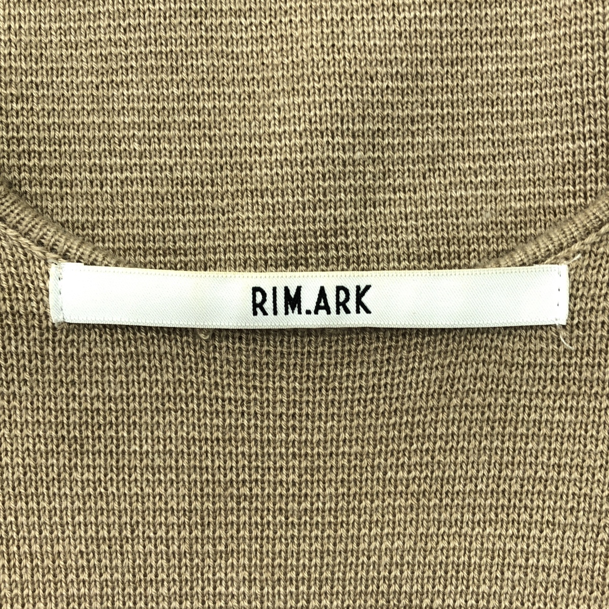 RIM.ARK / リムアーク ミラノリブ ニットロングジレ ベスト