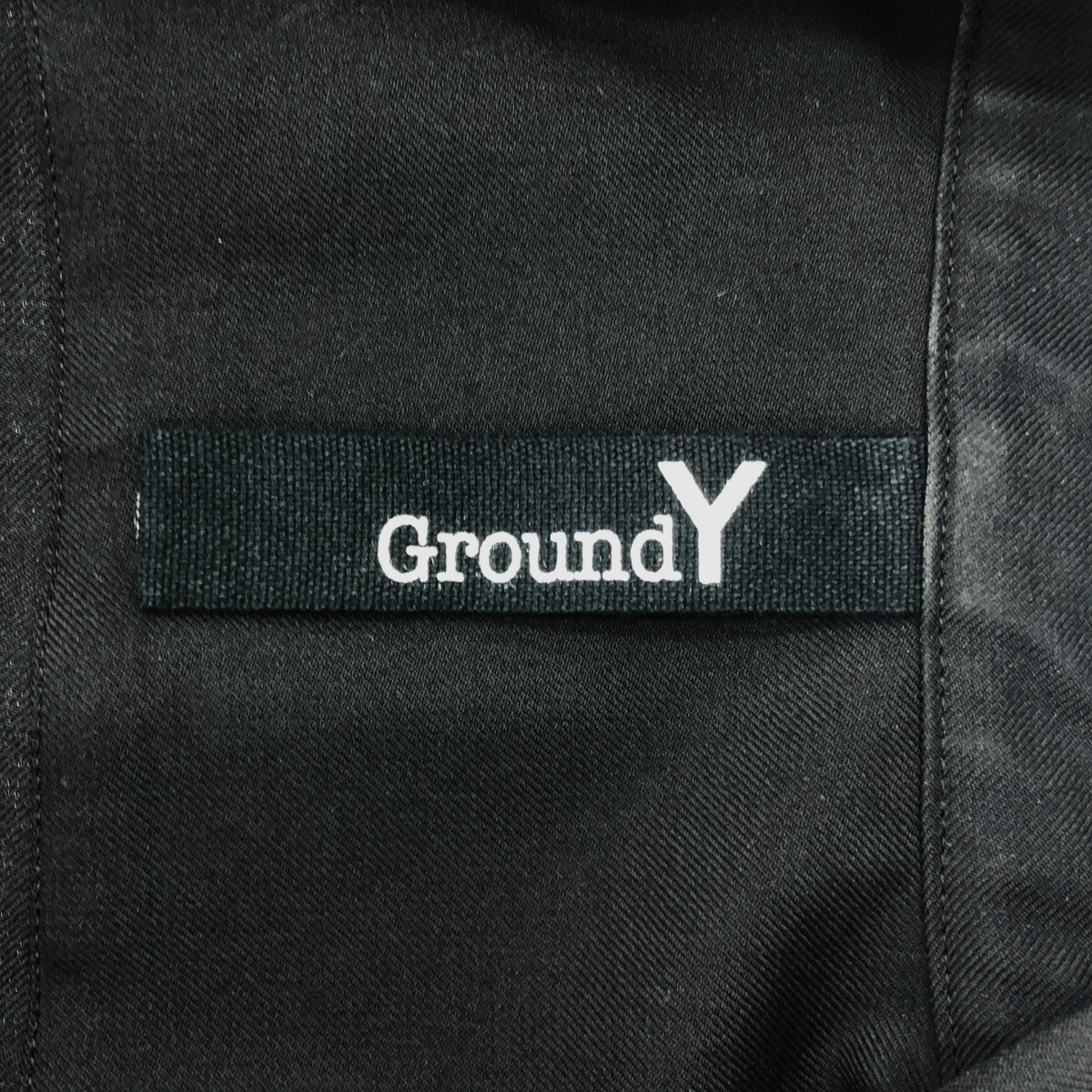 Ground Y / グラウンドワイ ウールギャバジン ジップアップ シャツ