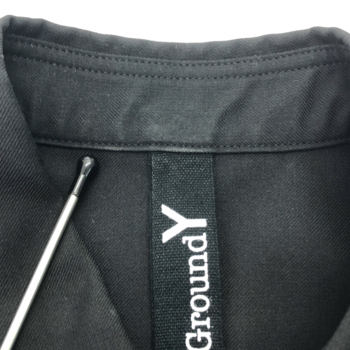 Ground Y / グラウンドワイ ウールギャバジン ジップアップ シャツ