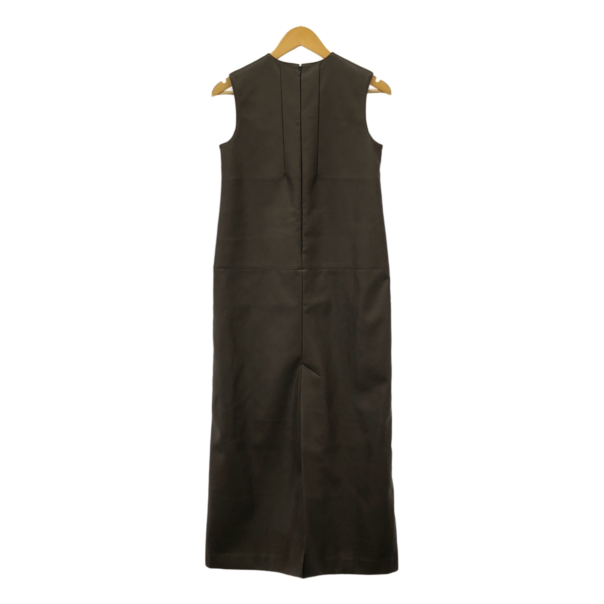 th products / ティーエイチプロダクツ フェイクレザー ノースリーブ ワンピース