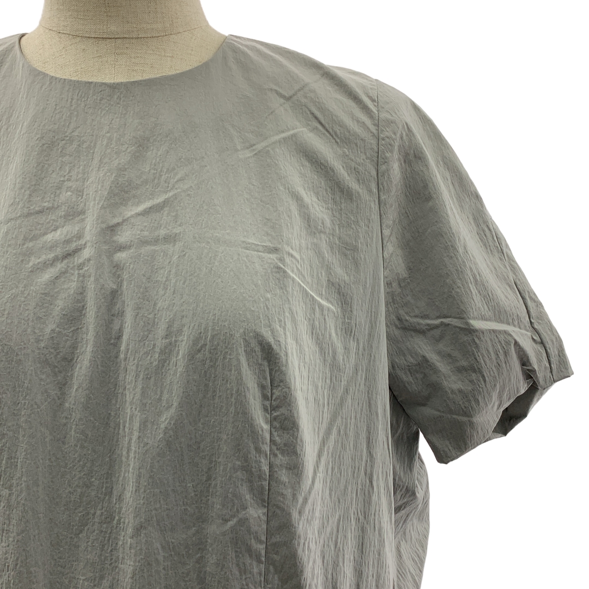 その他 ギャザー ボリューム バックジップ バルーン ドレス ワンピース