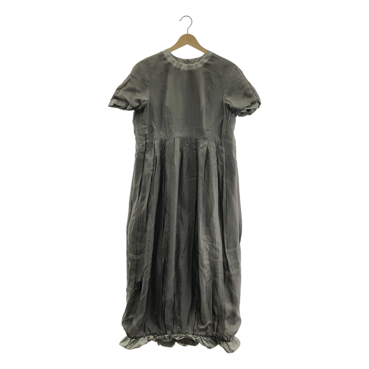 その他 ギャザー ボリューム バックジップ バルーン ドレス ワンピース