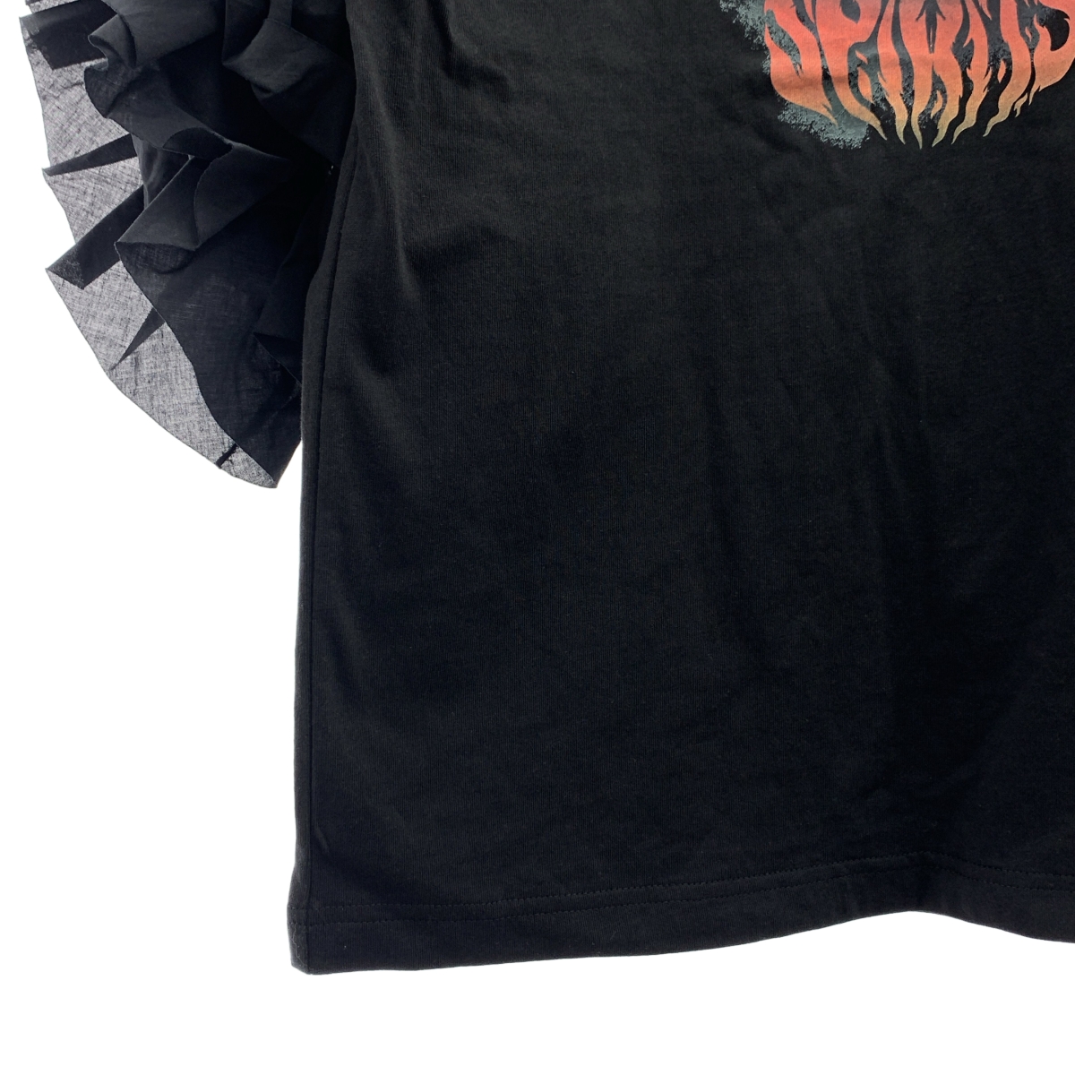 その他 【STRANGER THINGS】コラボ 両面プリント ラッフルスリーブTシャツ ブラウス