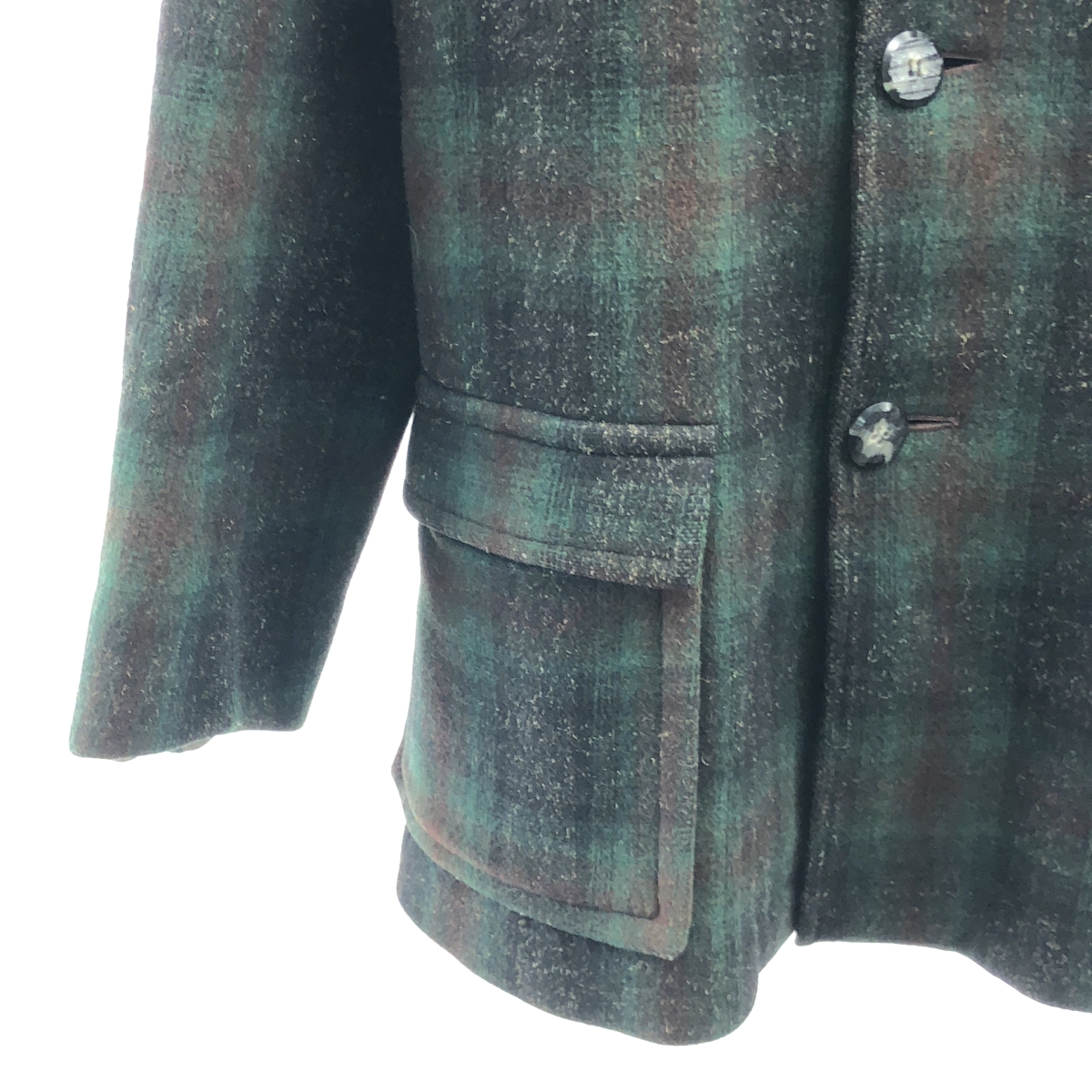 VINTAGE / ヴィンテージ古着 推定40-50s ヴィンテージ チェック ウール スポーツジャケット