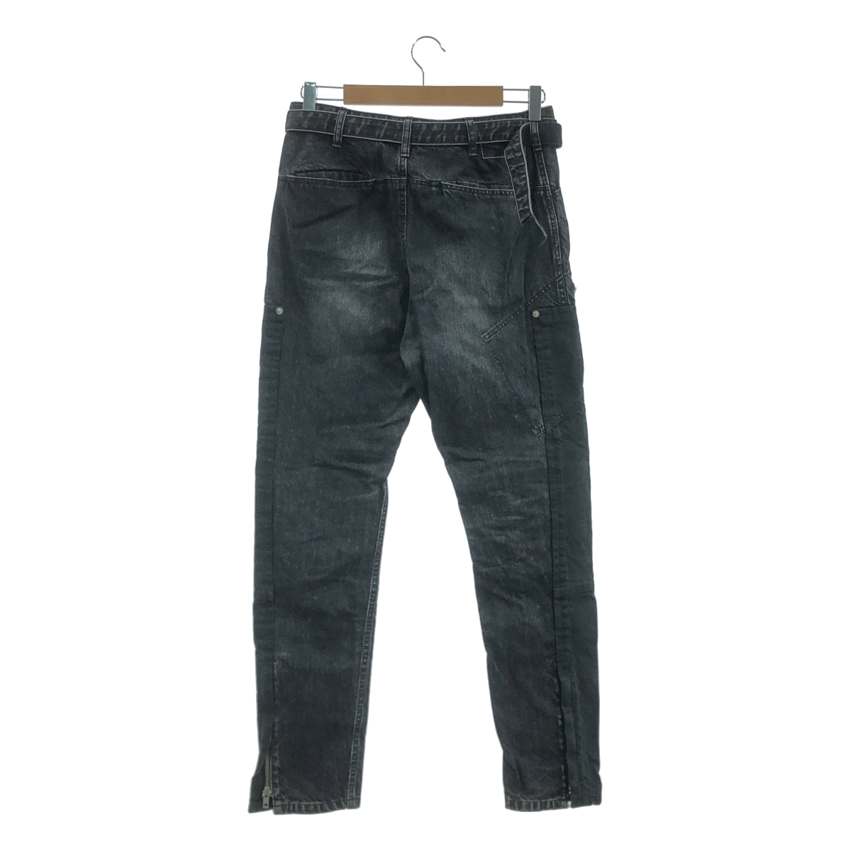 sacai / サカイ ベルテッド ダブルニー デニムパンツ