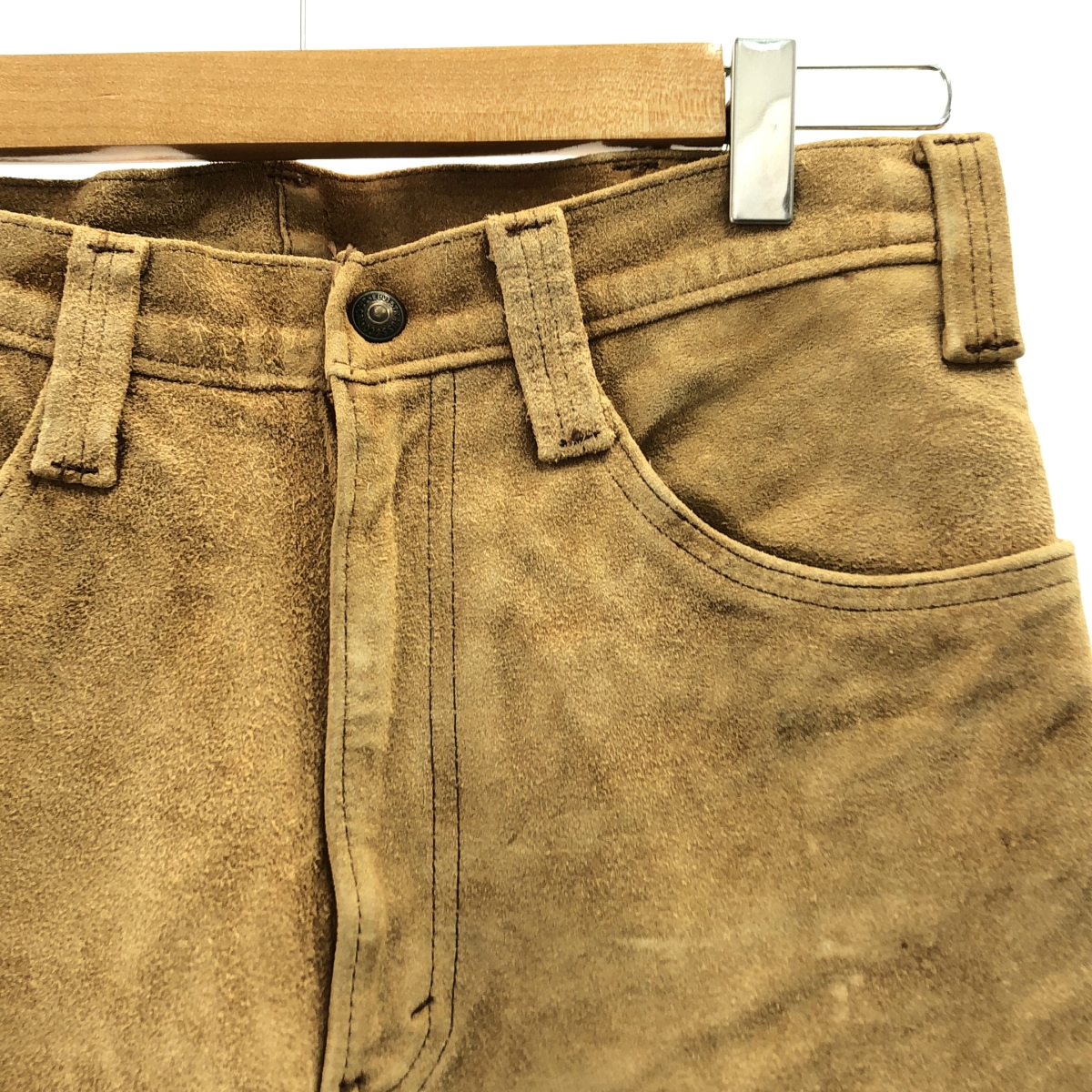 Levi's / リーバイス 517 BIGE 42TALON ジップ スエード ブーツカット パンツ